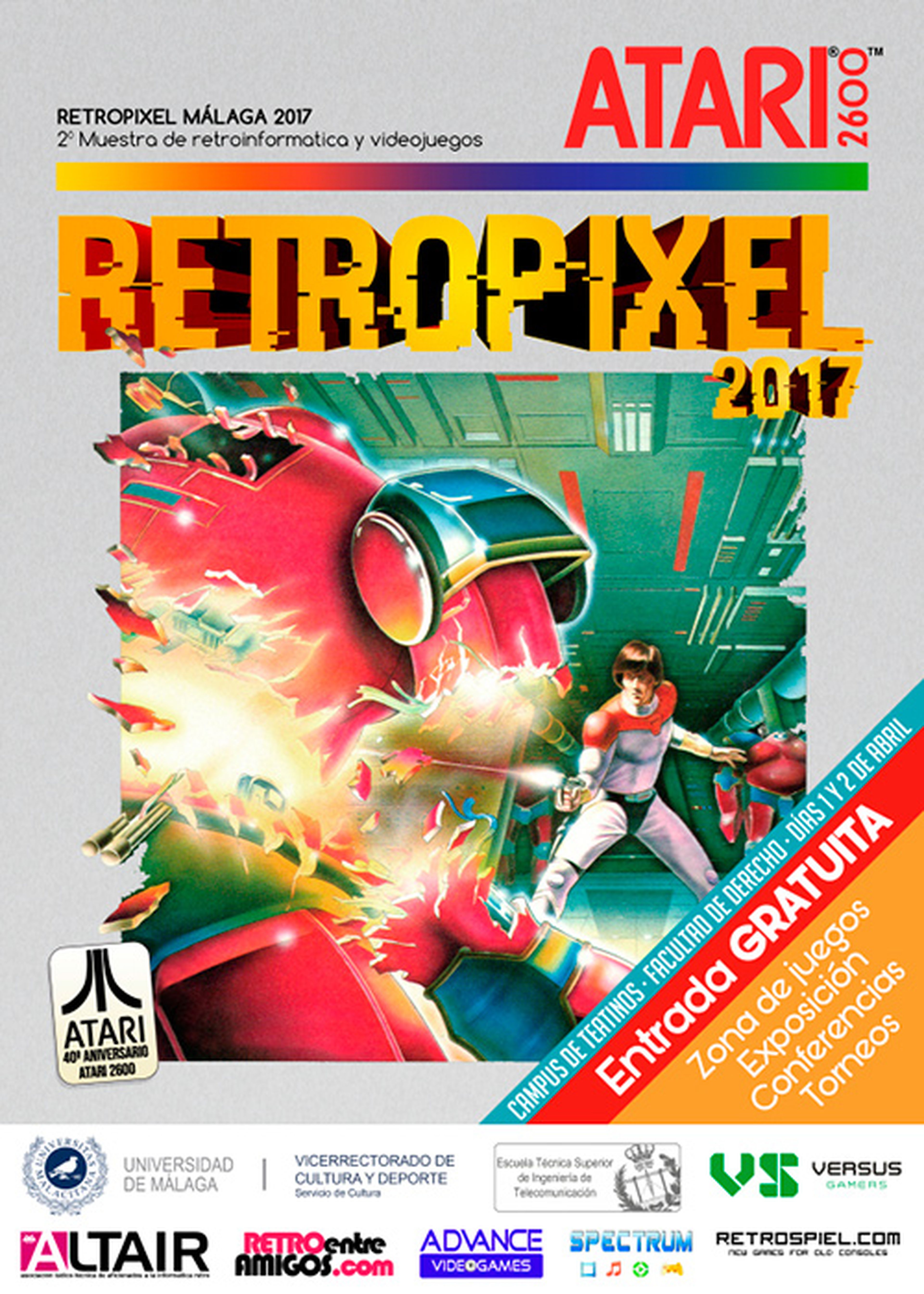 RetroPixel Málaga 2017 - Cartel