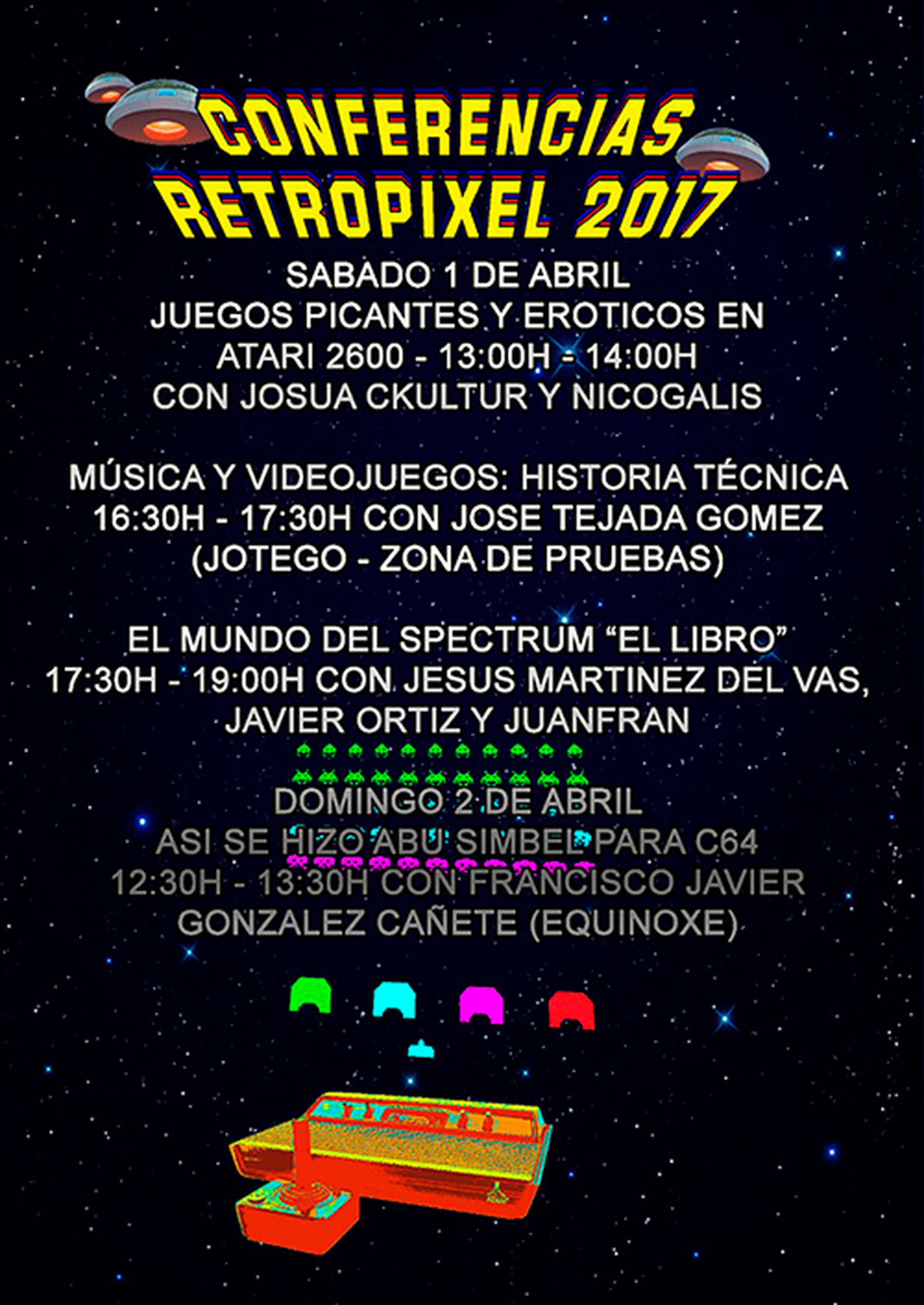 RetroPixel Málaga 2017 - Conferencias