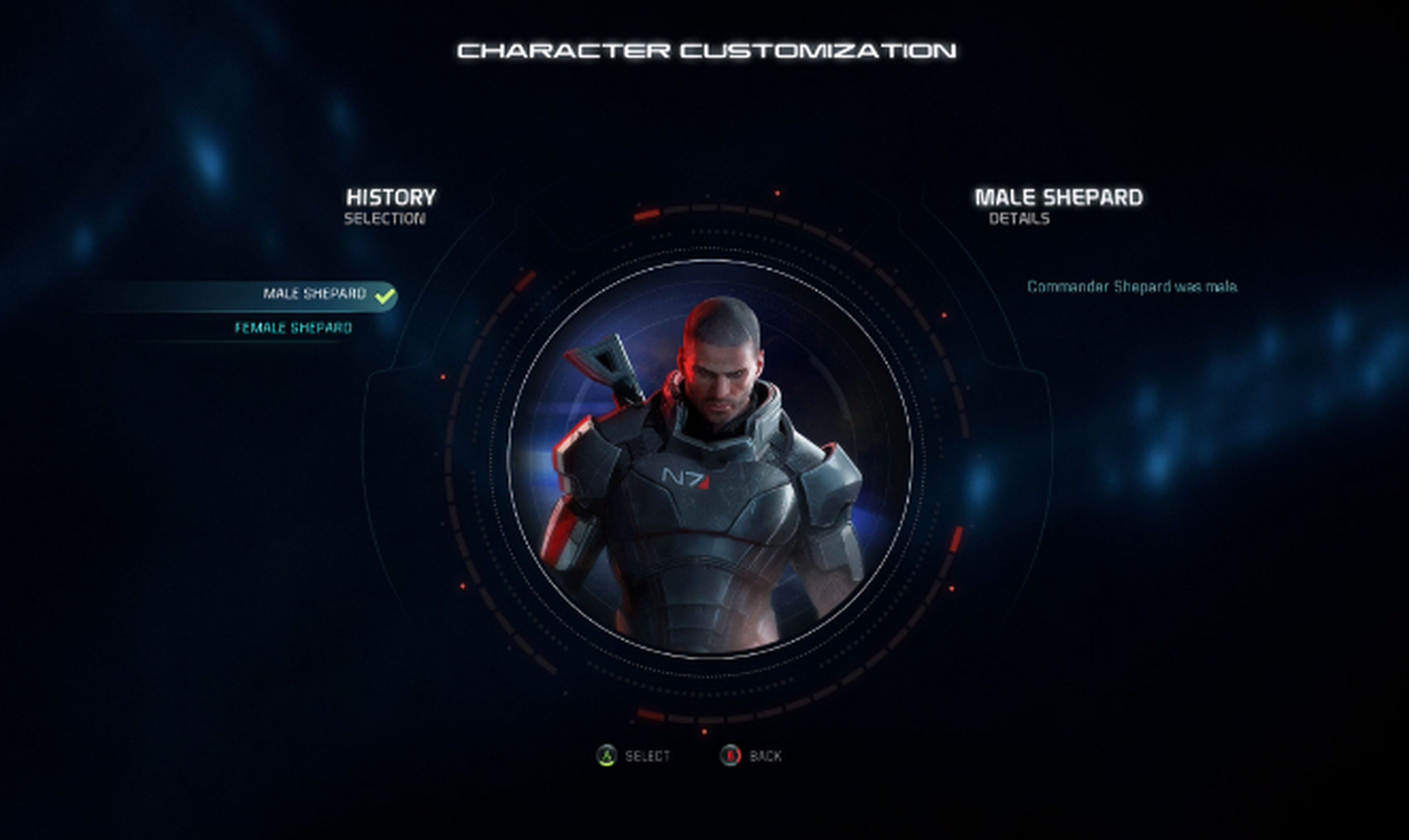 Shepard en Mass Effect Andromeda