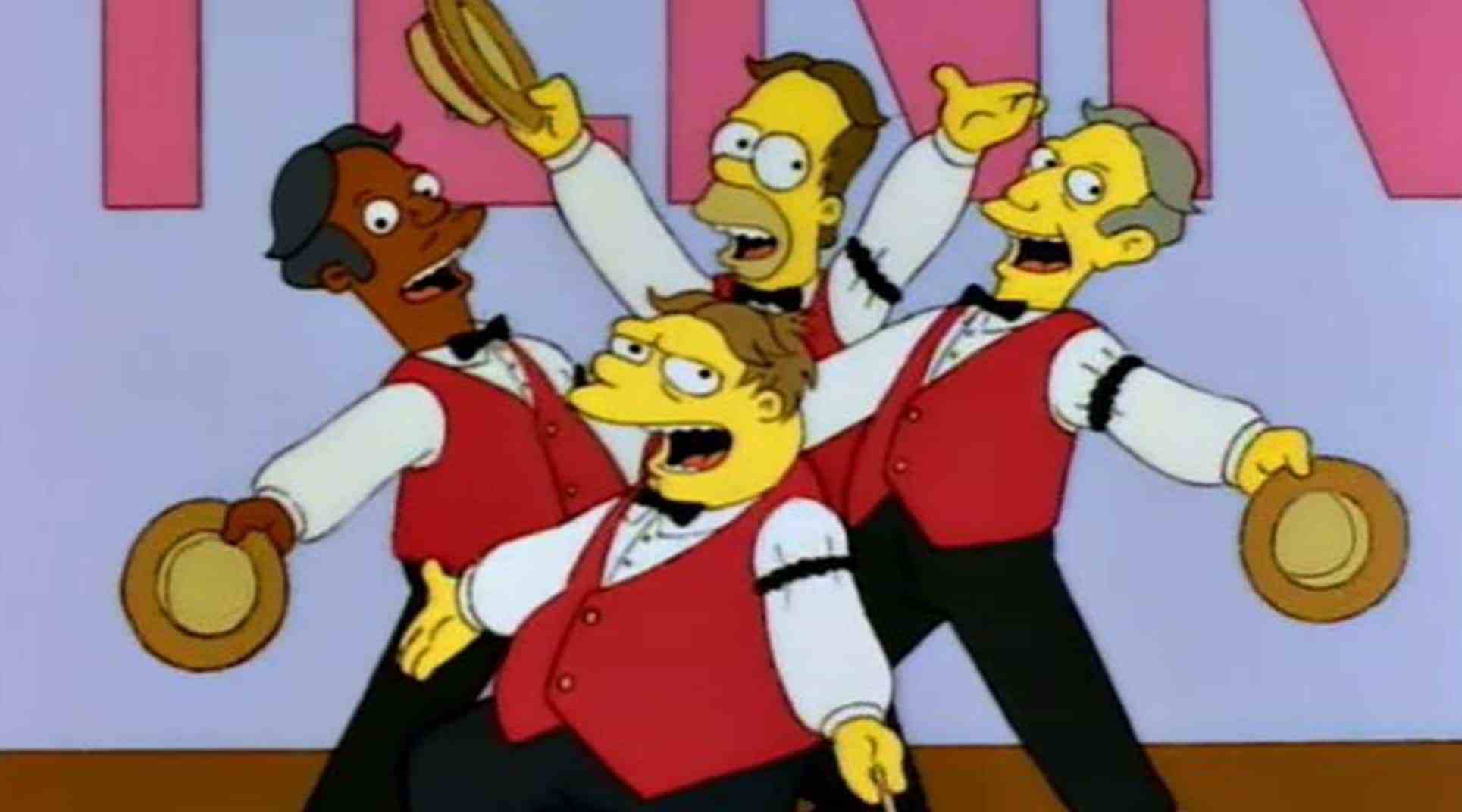 Los Simpson 05x01: El Cuarteto Vocal De Homer - Los Solfamidas ...