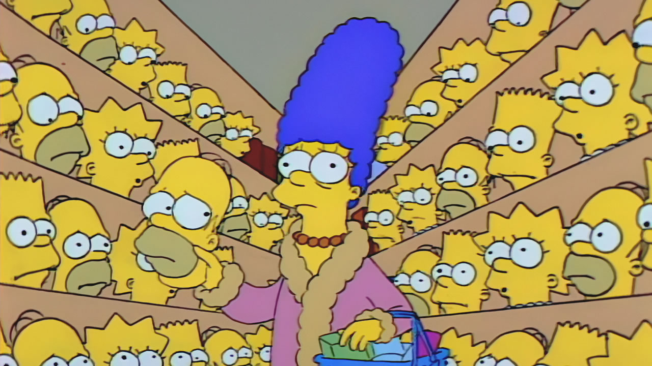 Los Simpson 04x21: Marge encadenada - Consecuencias gripales