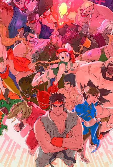 Ultra Street Fighter II: The Final Challengers - Carátula
