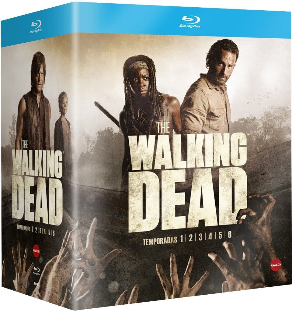 The walking dead 1 a 6 blu ray The walking dead 1 a 6 blu ray