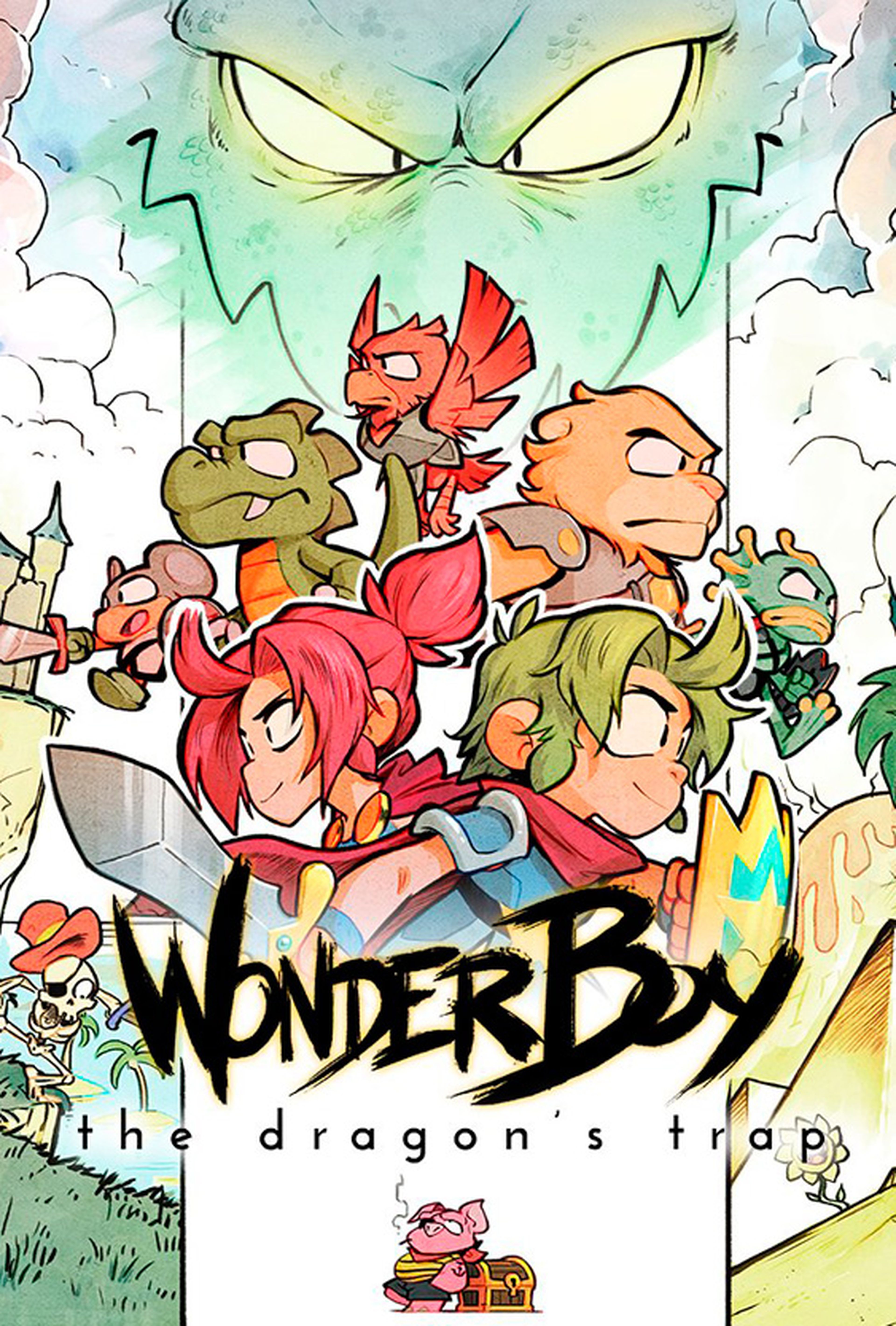 Wonder Boy: The Dragon's Trap - Carátula