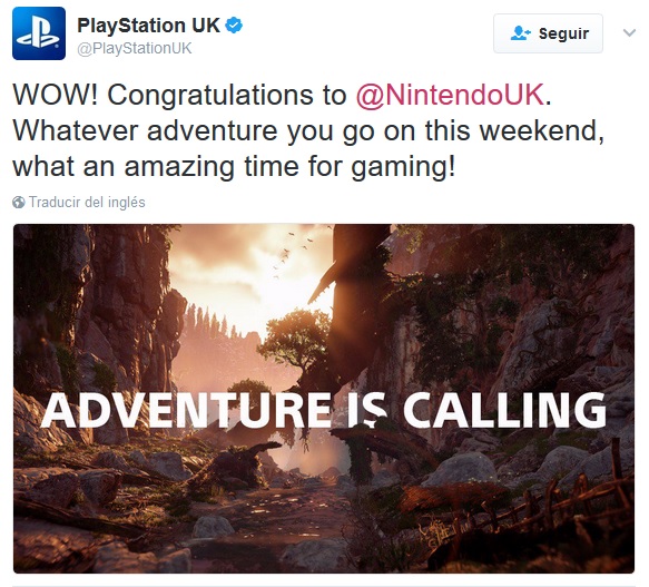 Zelda Breath of the wild - Sony felicita a Nintendo por las notas Zelda Breath of the wild - Sony felicita a Nintendo por las notas