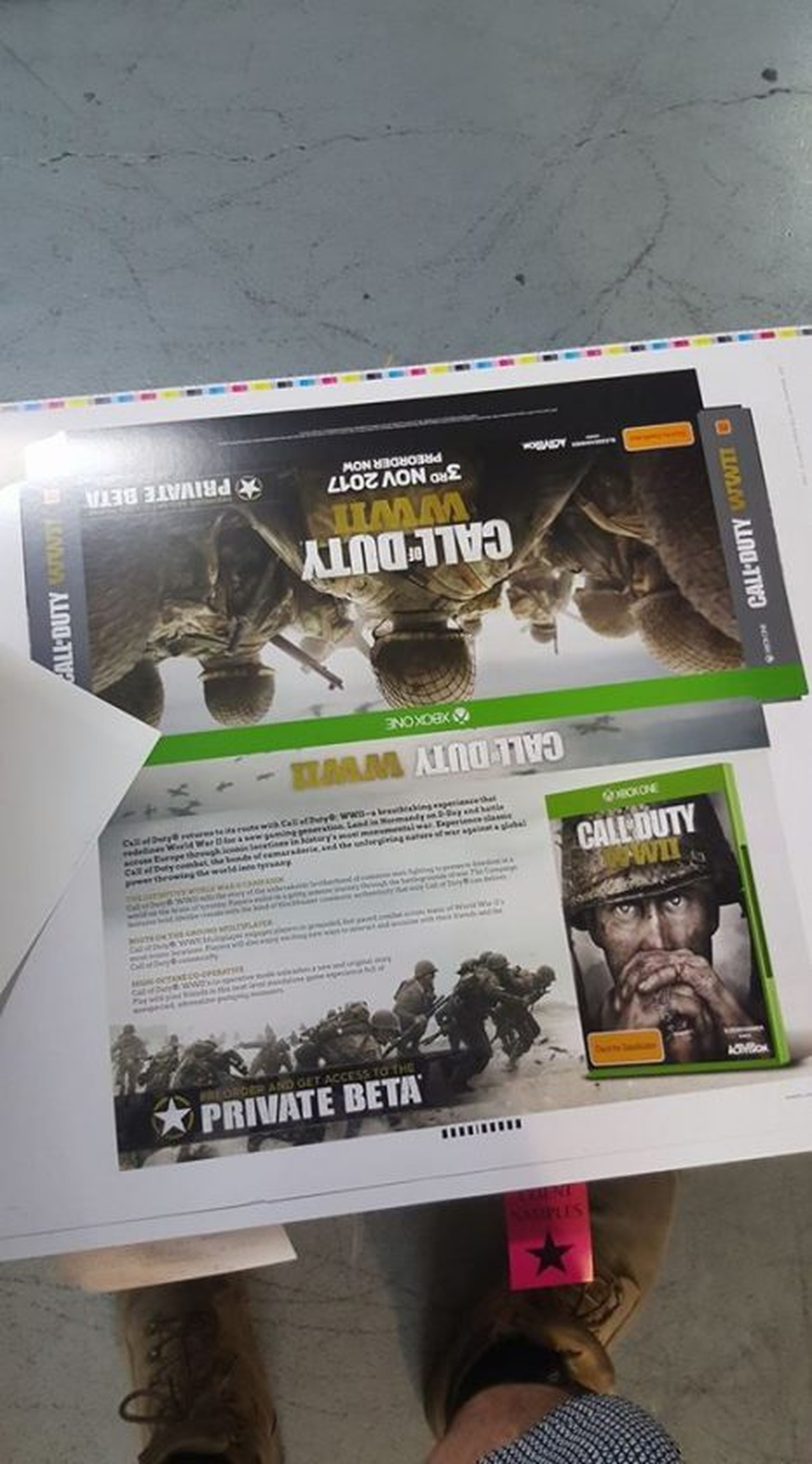 Call of Duty WWII datos filtrados