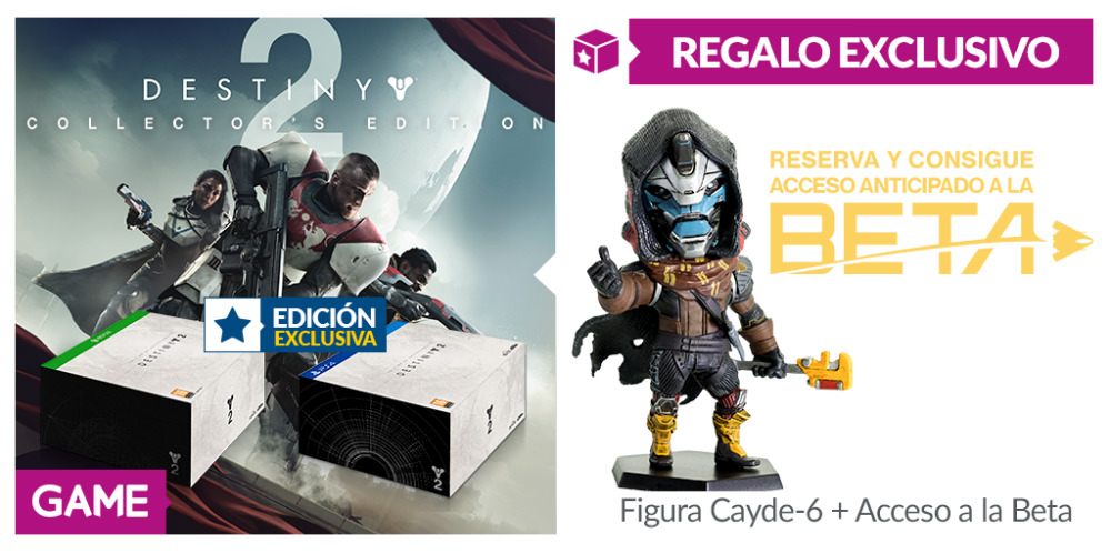 Edición Coleccionista de Destiny 2 exclusiva de GAME Edición Coleccionista de Destiny 2 exclusiva de GAME