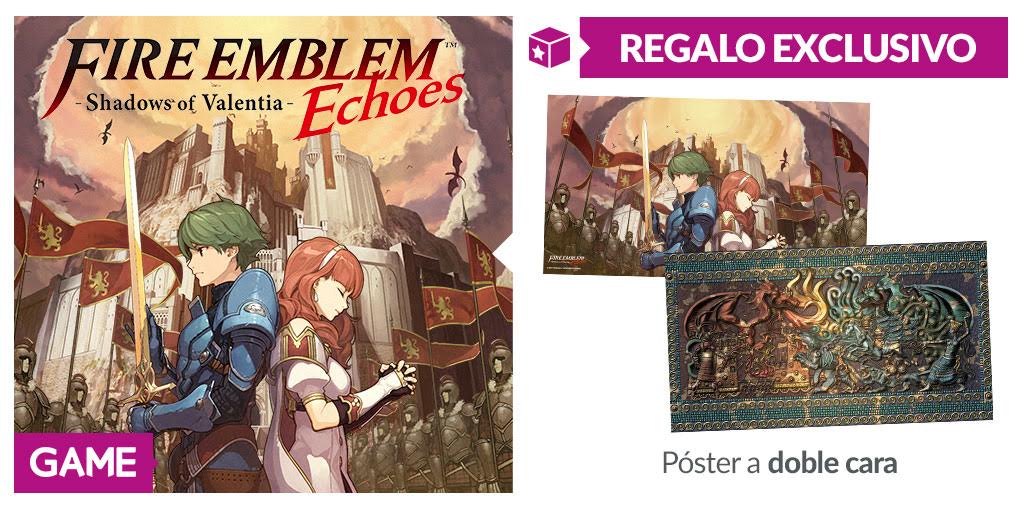 Fire Emblem Echoes Shadows of Valentia - Regalo exclusivo en GAME Fire Emblem Echoes Shadows of Valentia - Regalo exclusivo en GAME