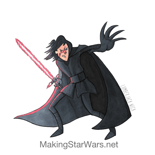 Kylo Ren en Star Wars VIII Kylo Ren en Star Wars VIII