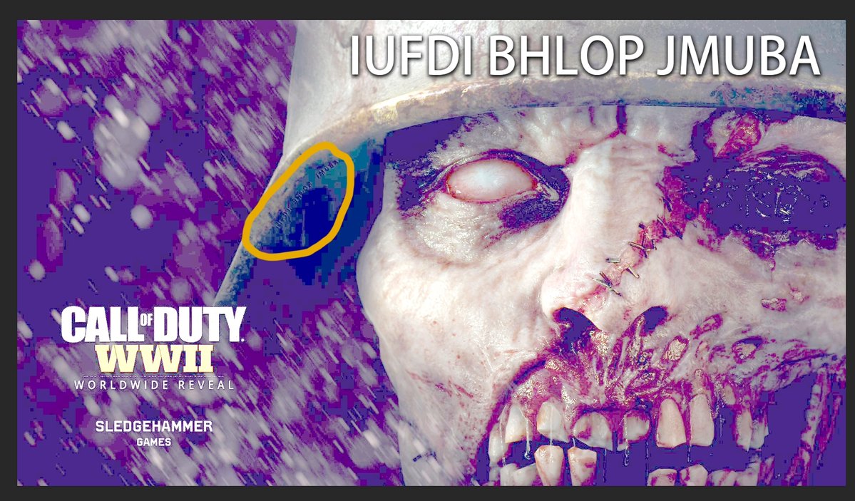 Mensaje oculto en Call of Duty WWII Mensaje oculto en Call of Duty WWII