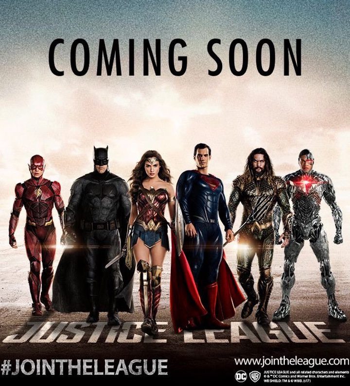 Póster promocional La Liga de la Justicia Póster promocional La Liga de la Justicia