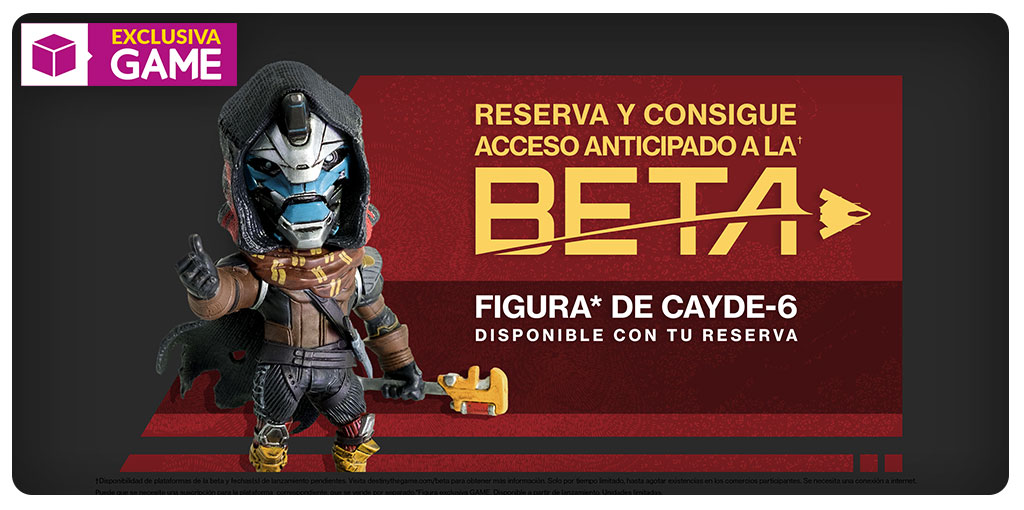 Regalo de reserva de Destiny 2 en GAME Regalo de reserva de Destiny 2 en GAME