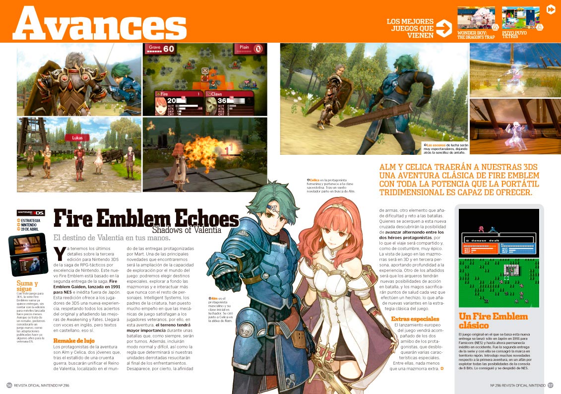 RON 296: Fire Emblem Echoes Shadows of Valentia RON 296: Fire Emblem Echoes Shadows of Valentia