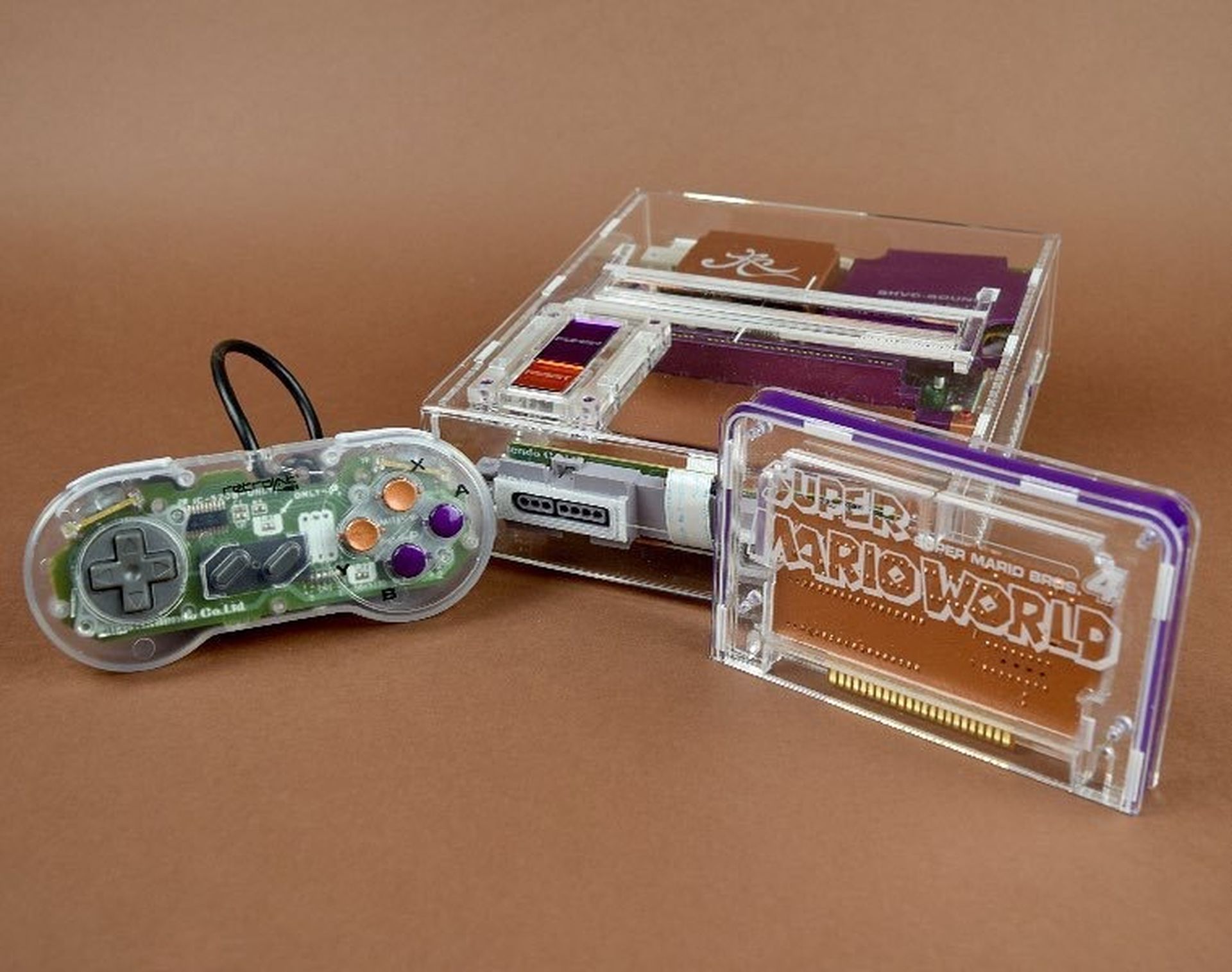 Super Nintendo Transparente - El rediseño de SNES por Rose Colored Gaming