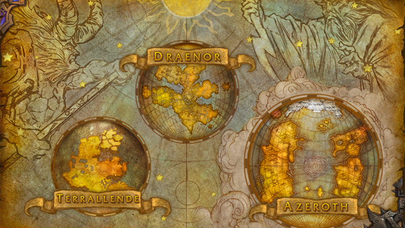 World of Warcraft mapa World of Warcraft mapa