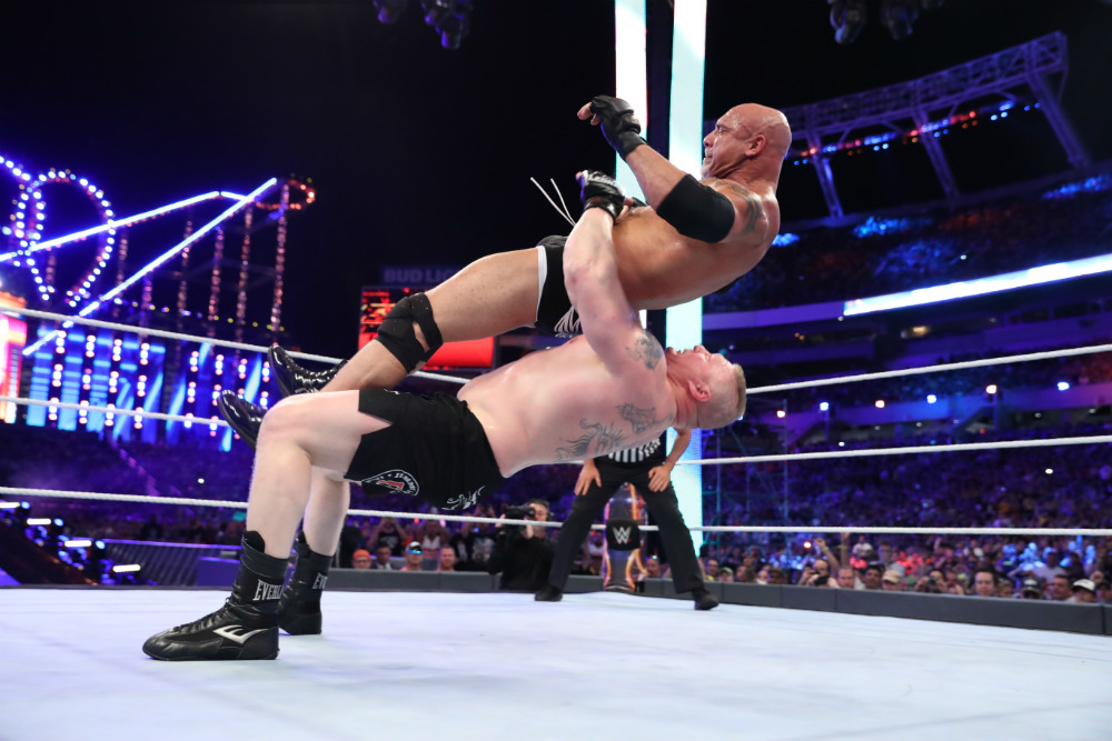 WrestleMania 33 - Campeonato Universal de la WWE - Goldberg vs. Brock Lesnar WrestleMania 33 - Campeonato Universal de la WWE - Goldberg vs. Brock Lesnar