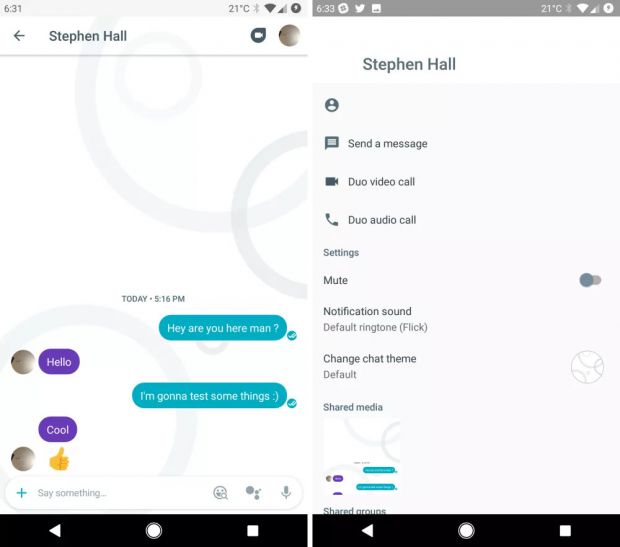 integración google allo y duo integración google allo y duo