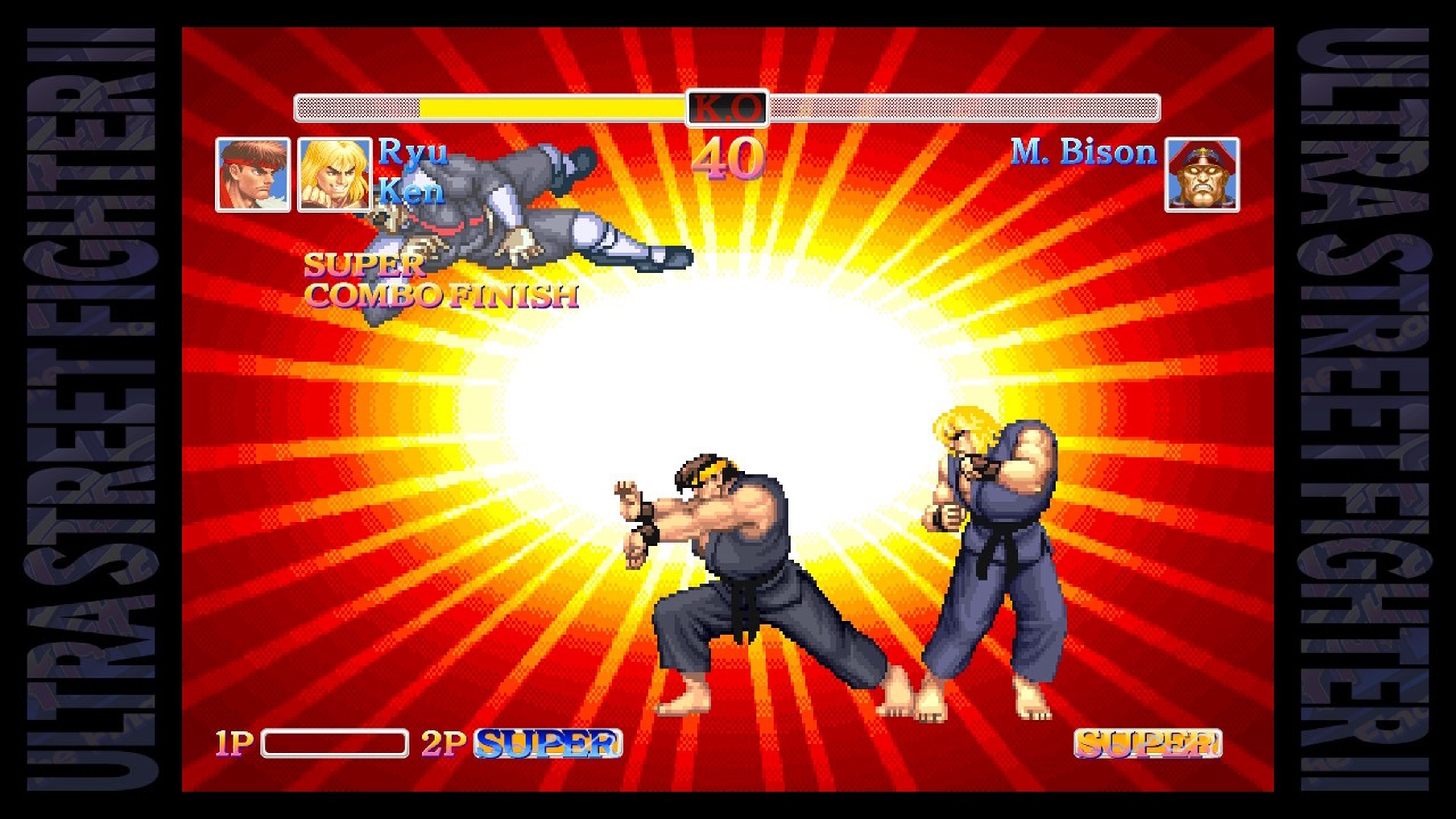 Uno de los nuevos modos de Ultra Street Fighter II es Combate Dúo, duelos 2 vs 1 con sus propias reglas. Lástima que sólo ofrezca cuatro combates.