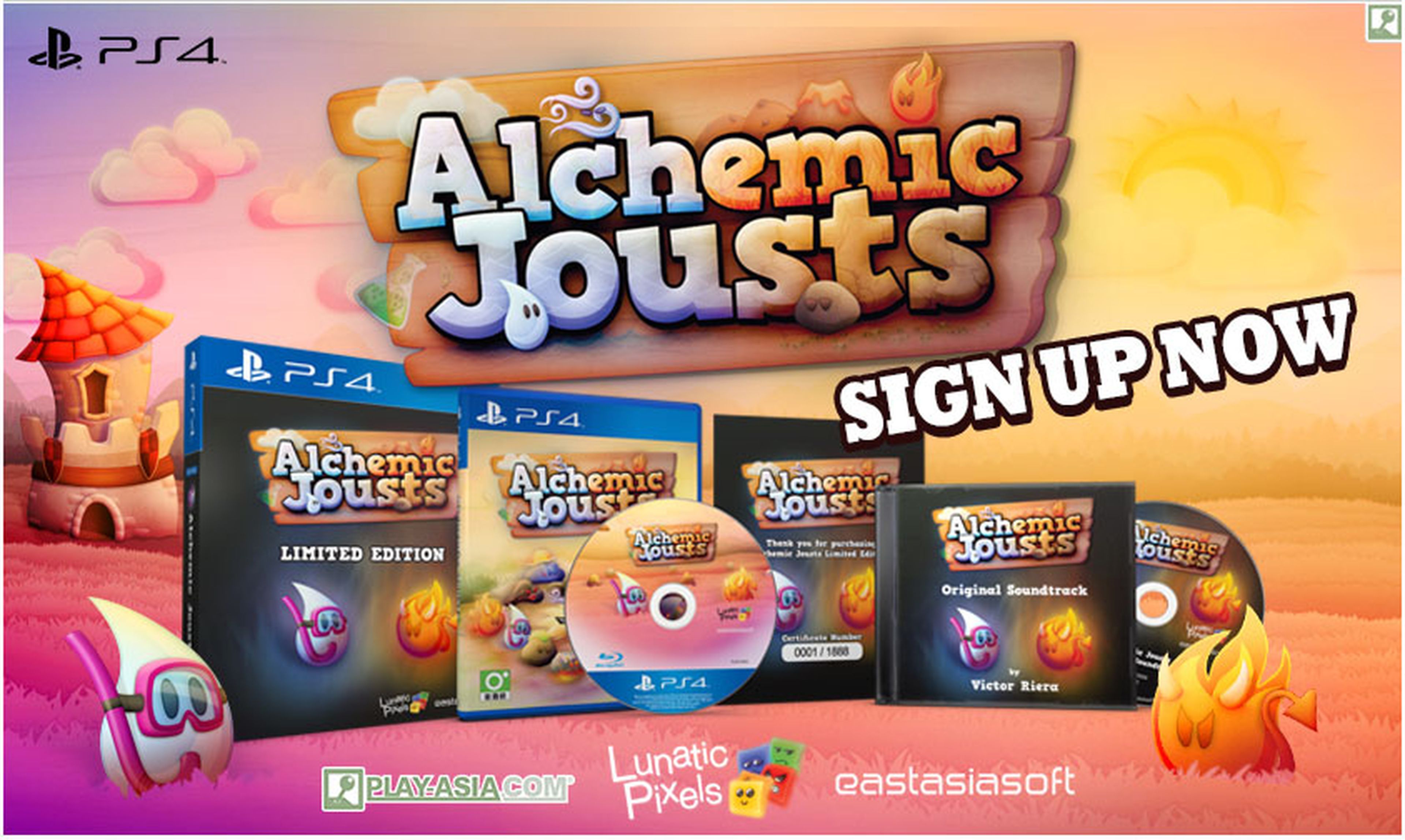 Como Maldita Castilla EX, Alchemic Jousts también tendrá edición para coleccionistas en Play-Asia.