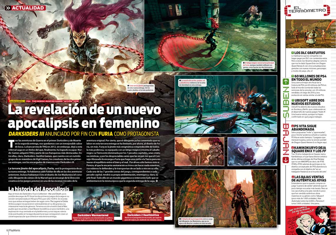 Darksiders III en playmania 223 Darksiders III en playmania 223