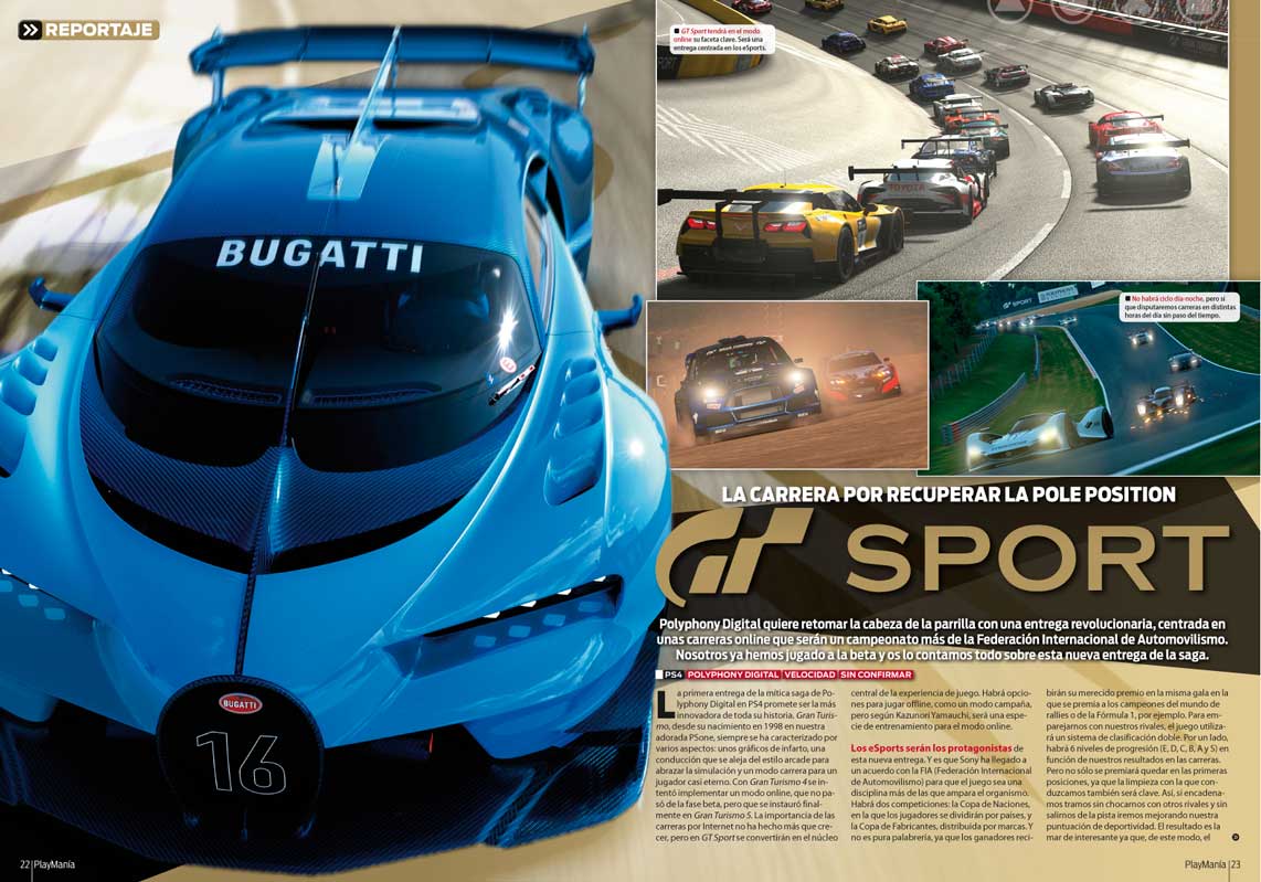 Gran Turismo Sport en Playmania 223 Gran Turismo Sport en Playmania 223