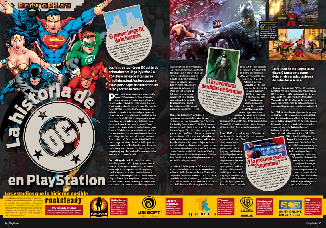 La historia de DC Comics en Playmania 223 La historia de DC Comics en Playmania 223