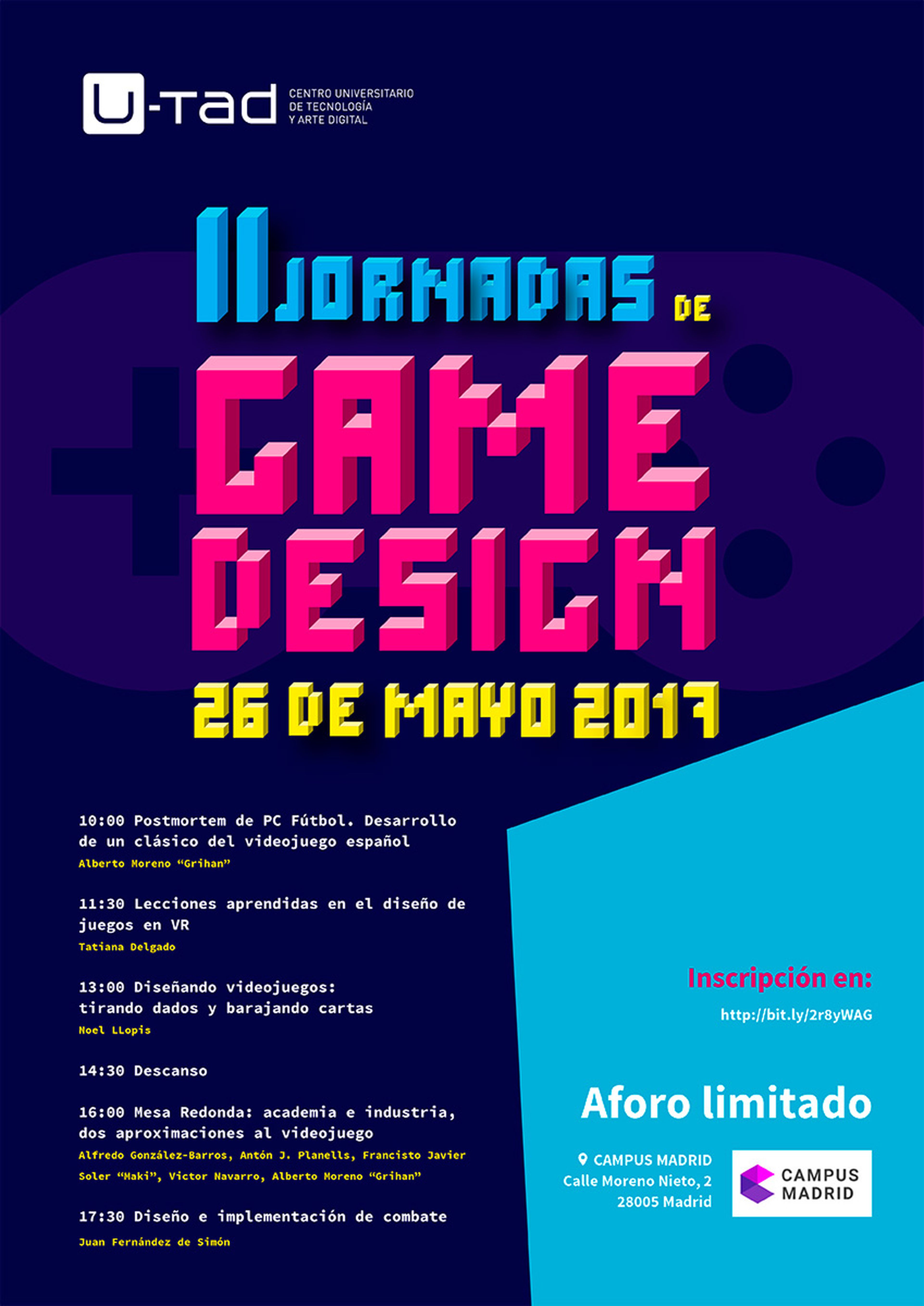 II Jornadas Game Design de U-tad