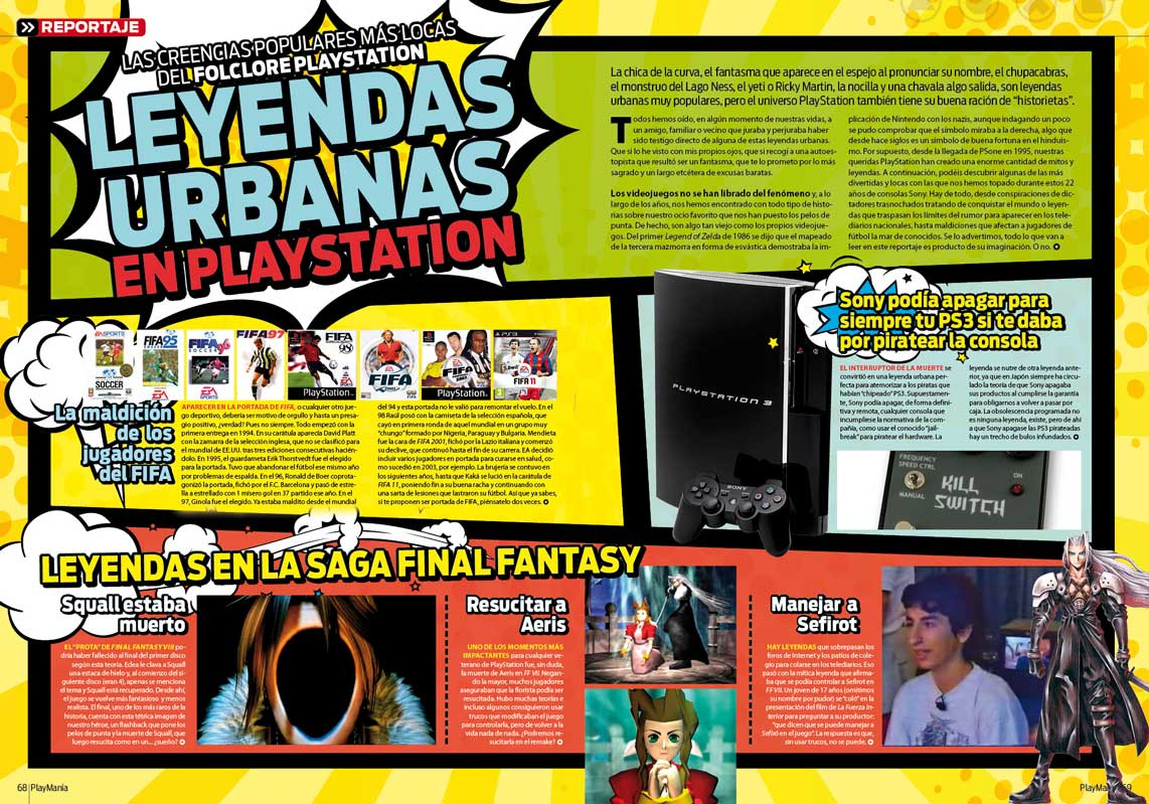 Leyendas Urbanas PlayStation en Playmania 223