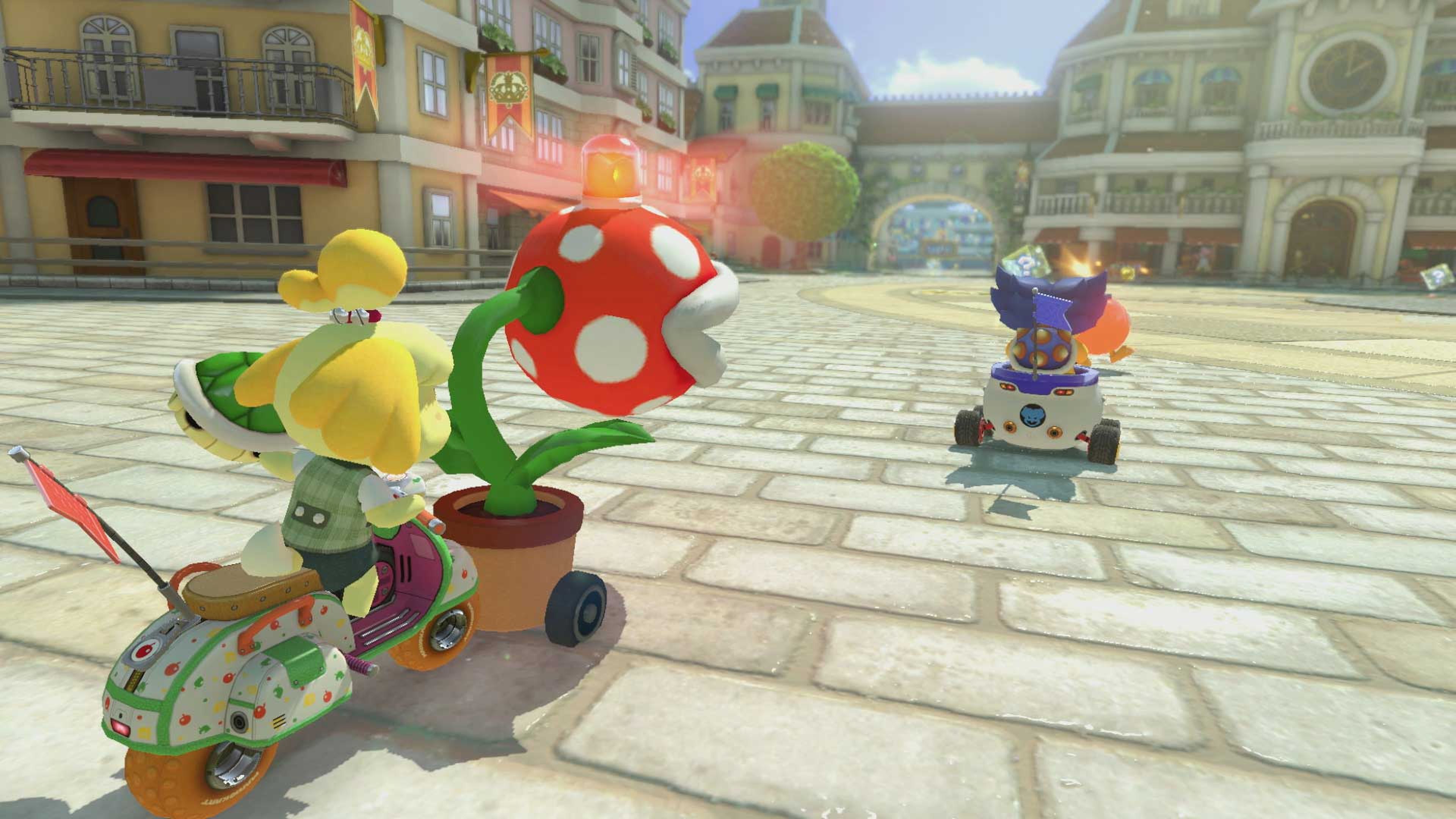 Mario Kart 8 Deluxe modo patrulla piraña