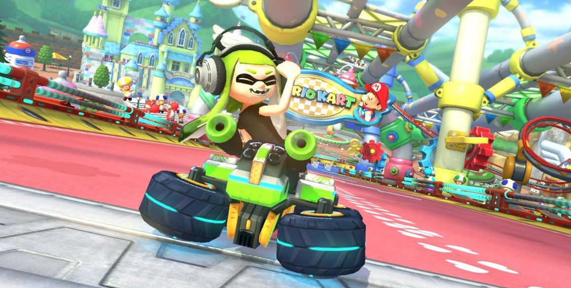 Mario Kart 8 Deluxe - Nuevo gesto de Inkling chica Mario Kart 8 Deluxe - Nuevo gesto de Inkling chica
