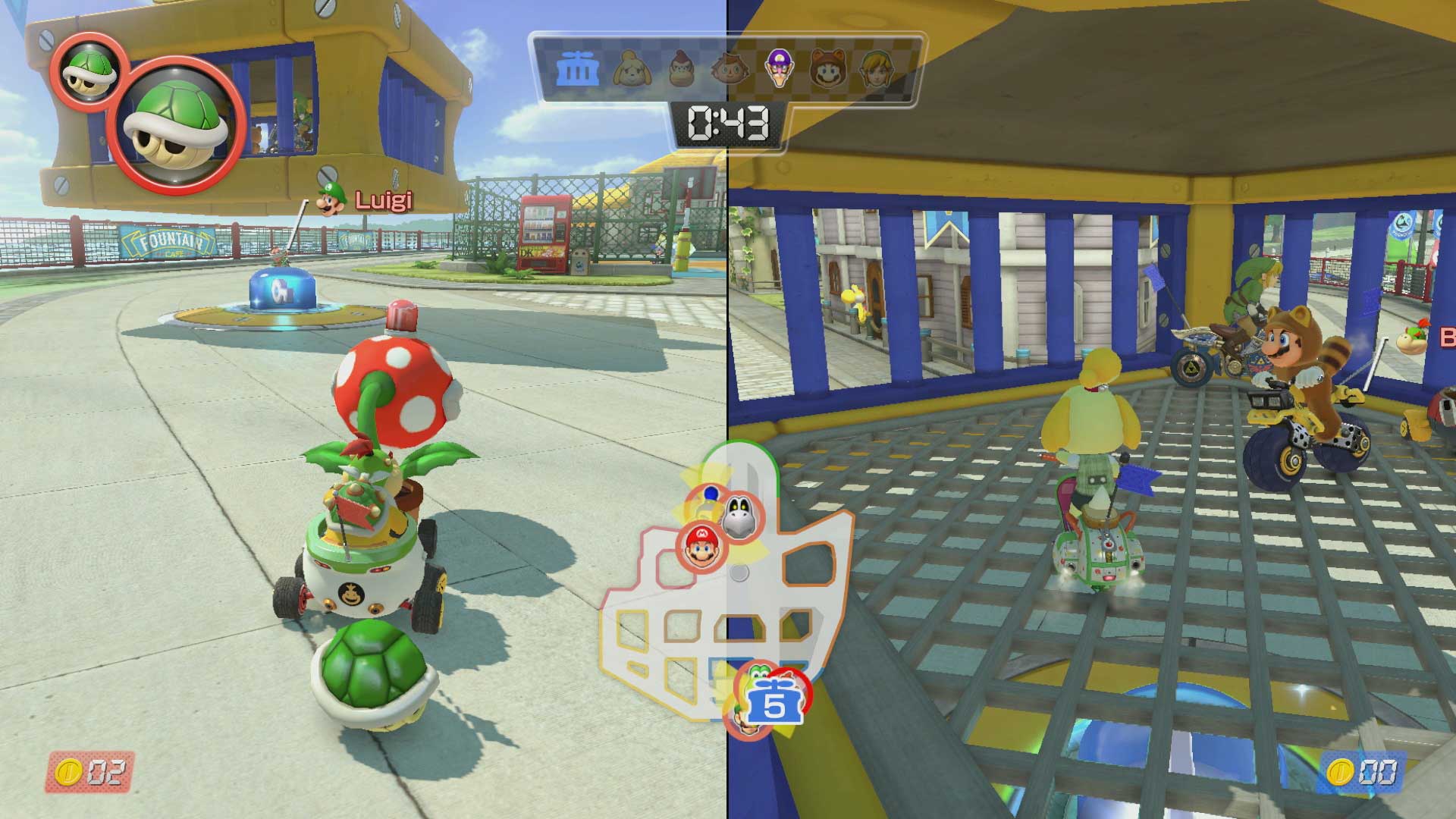 Mario Kart 8 Deluxe patrulla piraña Mario Kart 8 Deluxe patrulla piraña