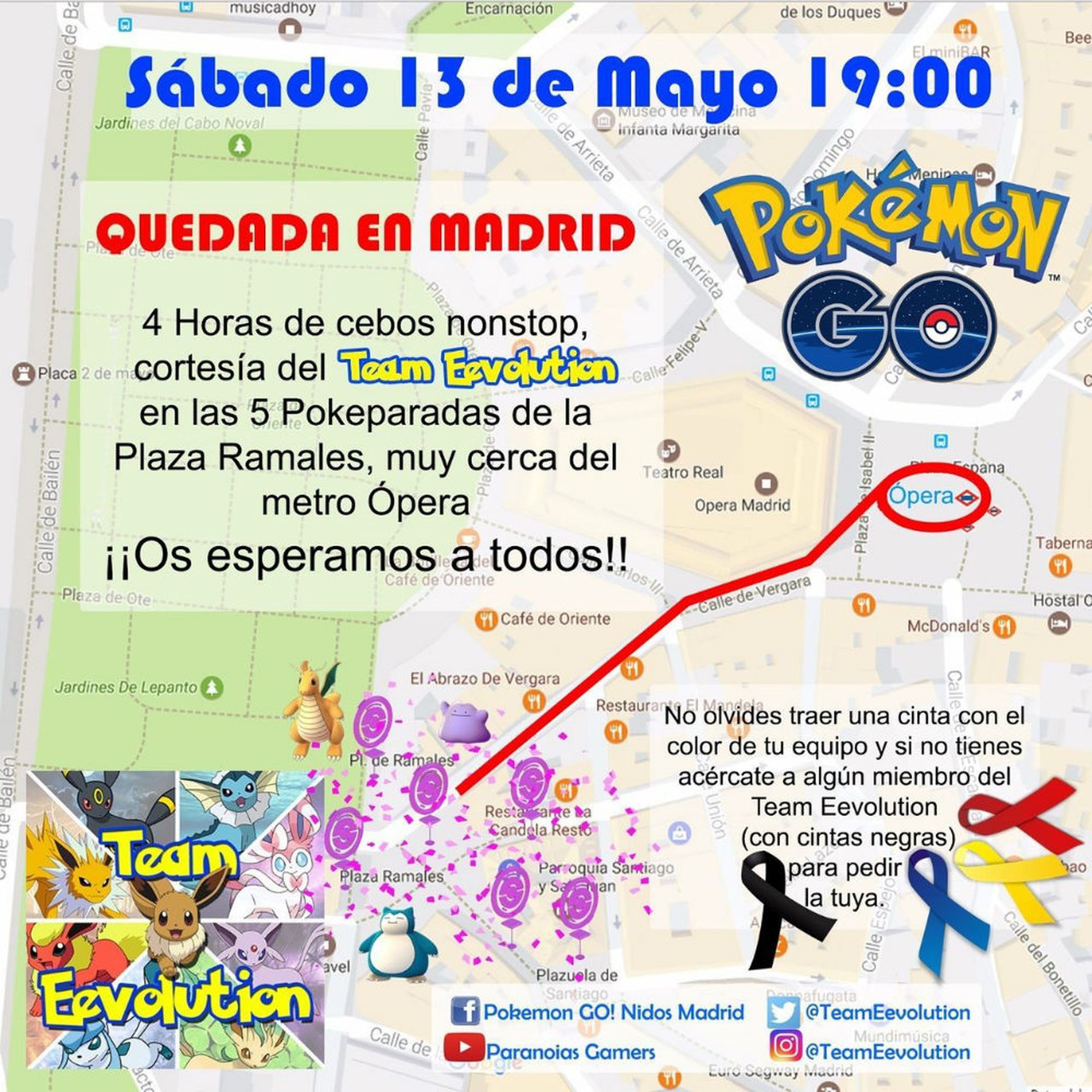 Pokémon GO Nueva quedada de usuarios para jugar en Madrid