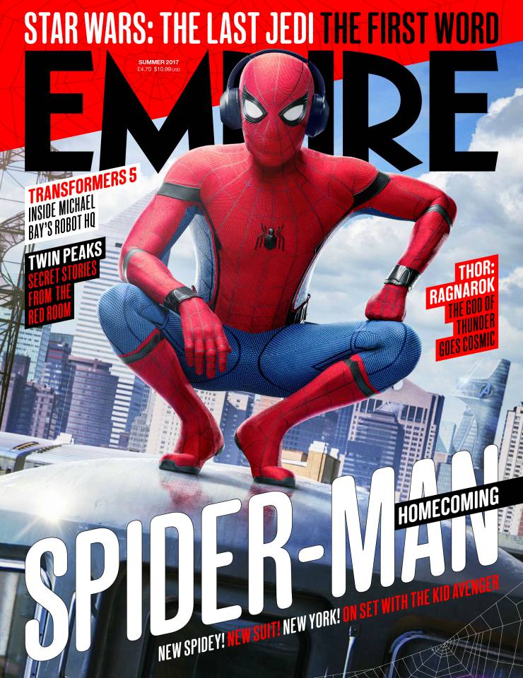 Portada Empire Spider-Man: Homecoming Portada Empire Spider-Man: Homecoming