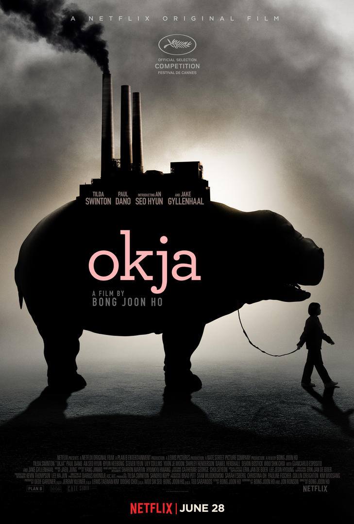 Póster promocional de Okja Póster promocional de Okja
