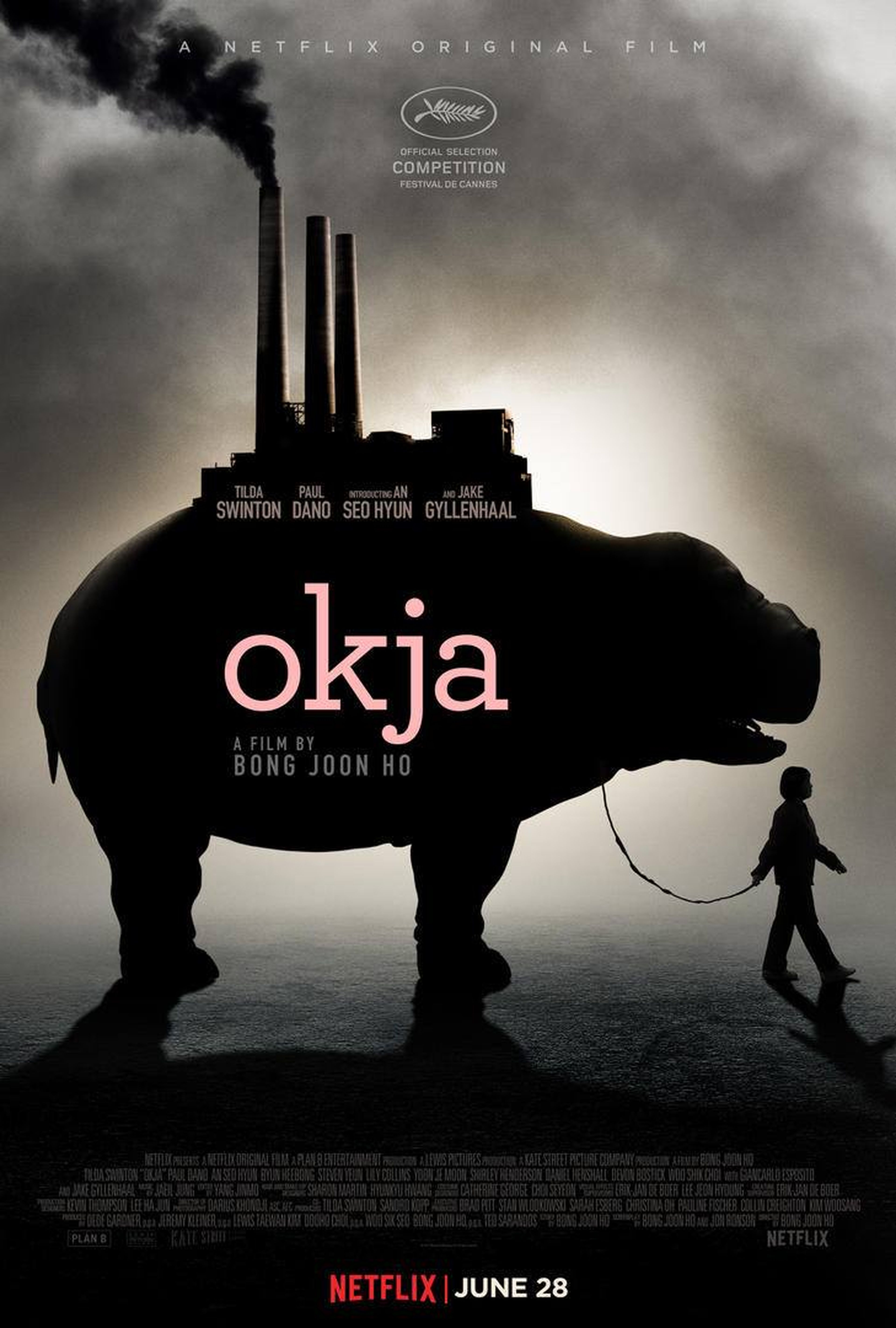 Póster promocional de Okja