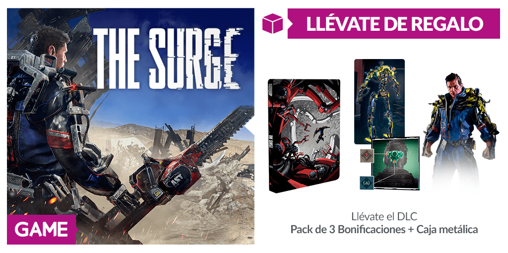 The Surge - Regalos con la compra en GAME The Surge - Regalos con la compra en GAME