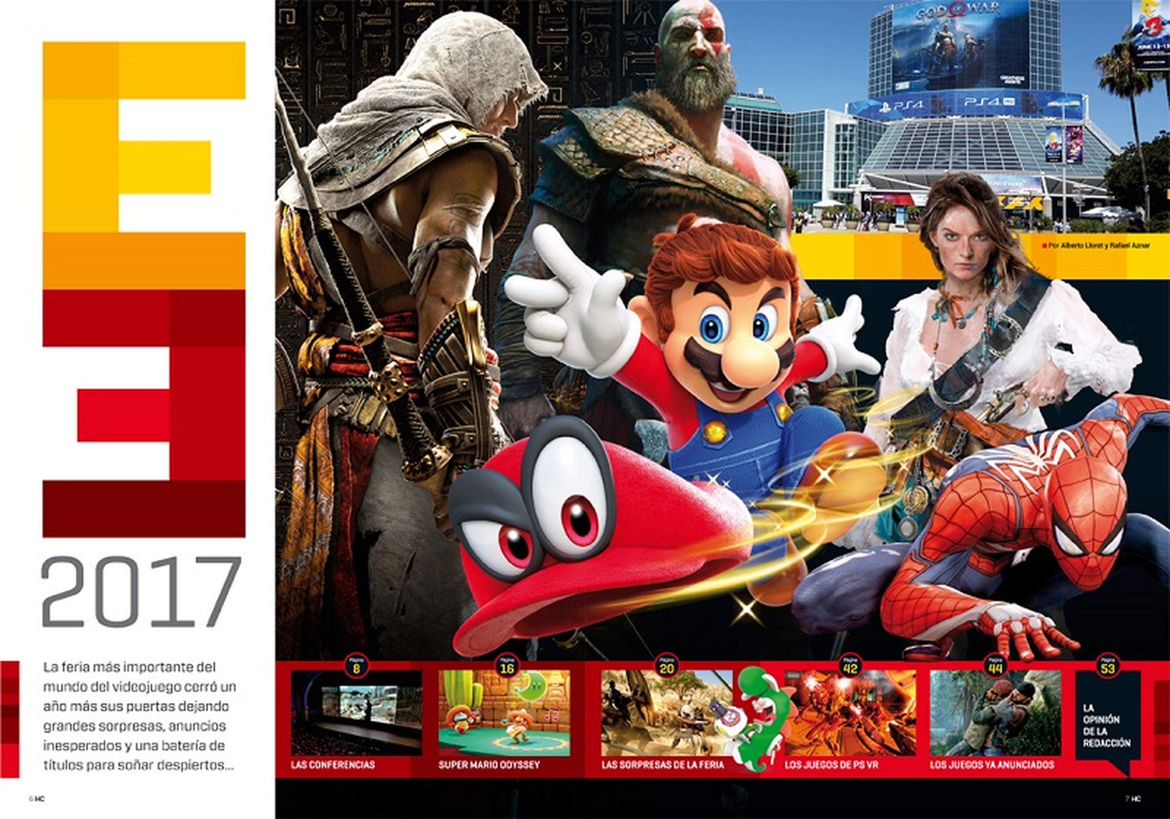 Hobby Consolas 312: Todo el E3 y pósters de Mario Odyssey y Assassin's Creed