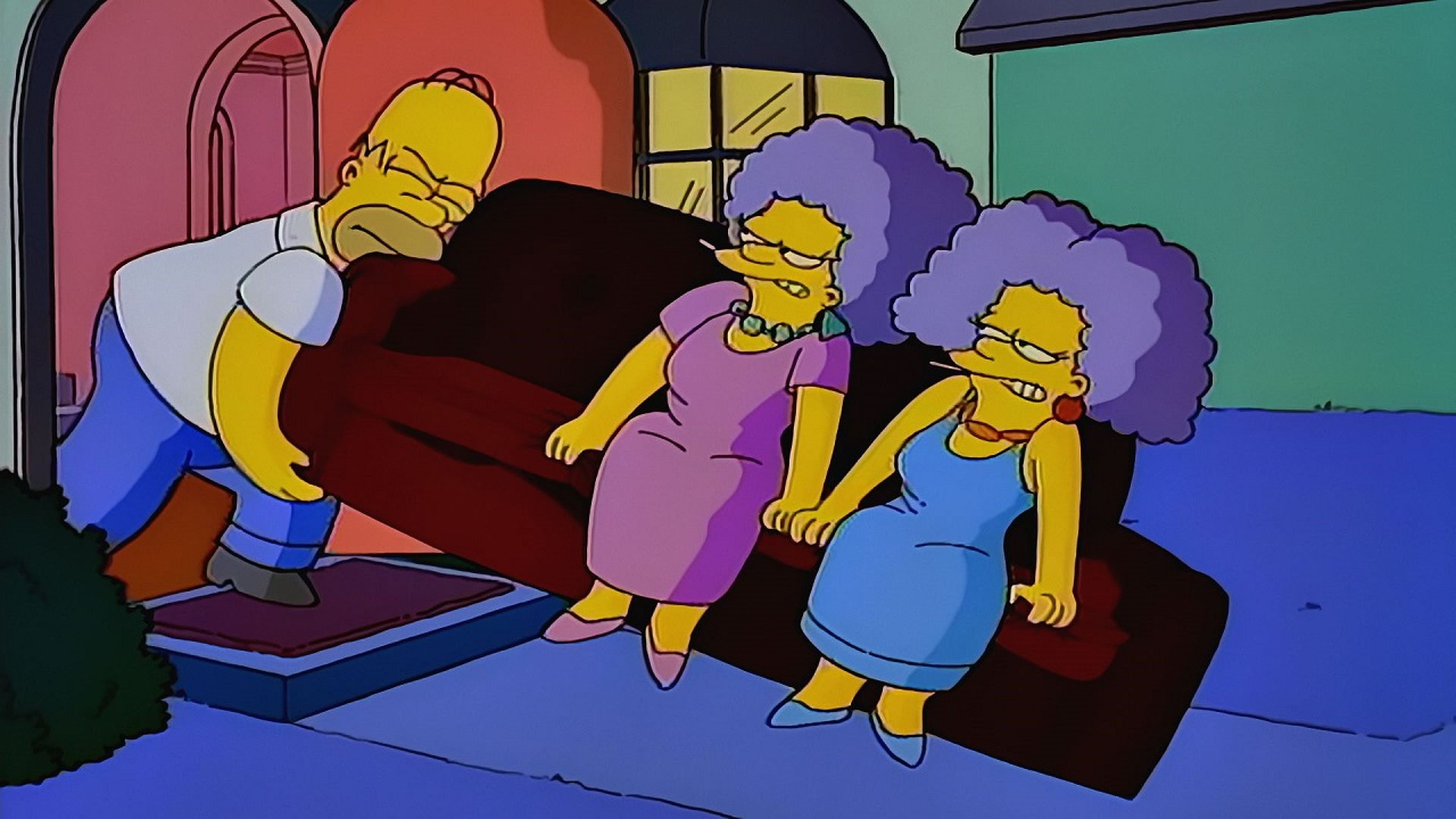 Homer contra Patty y Selma