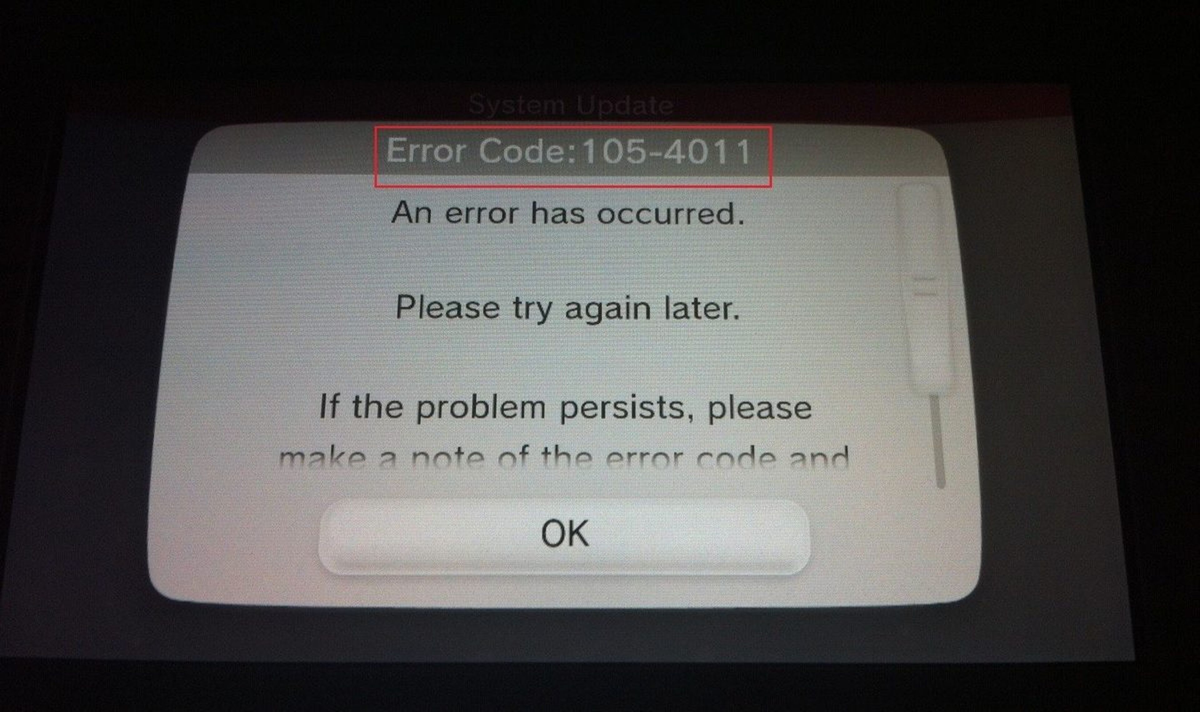 Códigos de Error de Nintendo Wii-U
