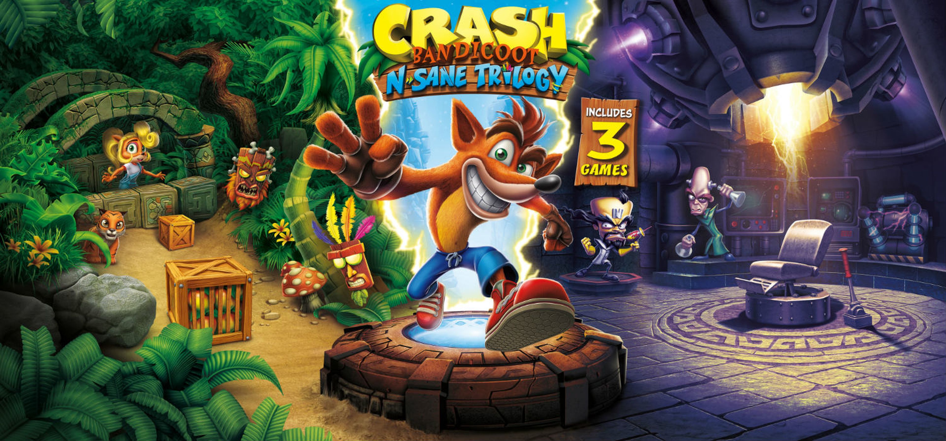 Crash Bandicoot N. Sane Trilogy - Análisis del regreso de Crash a PS4
