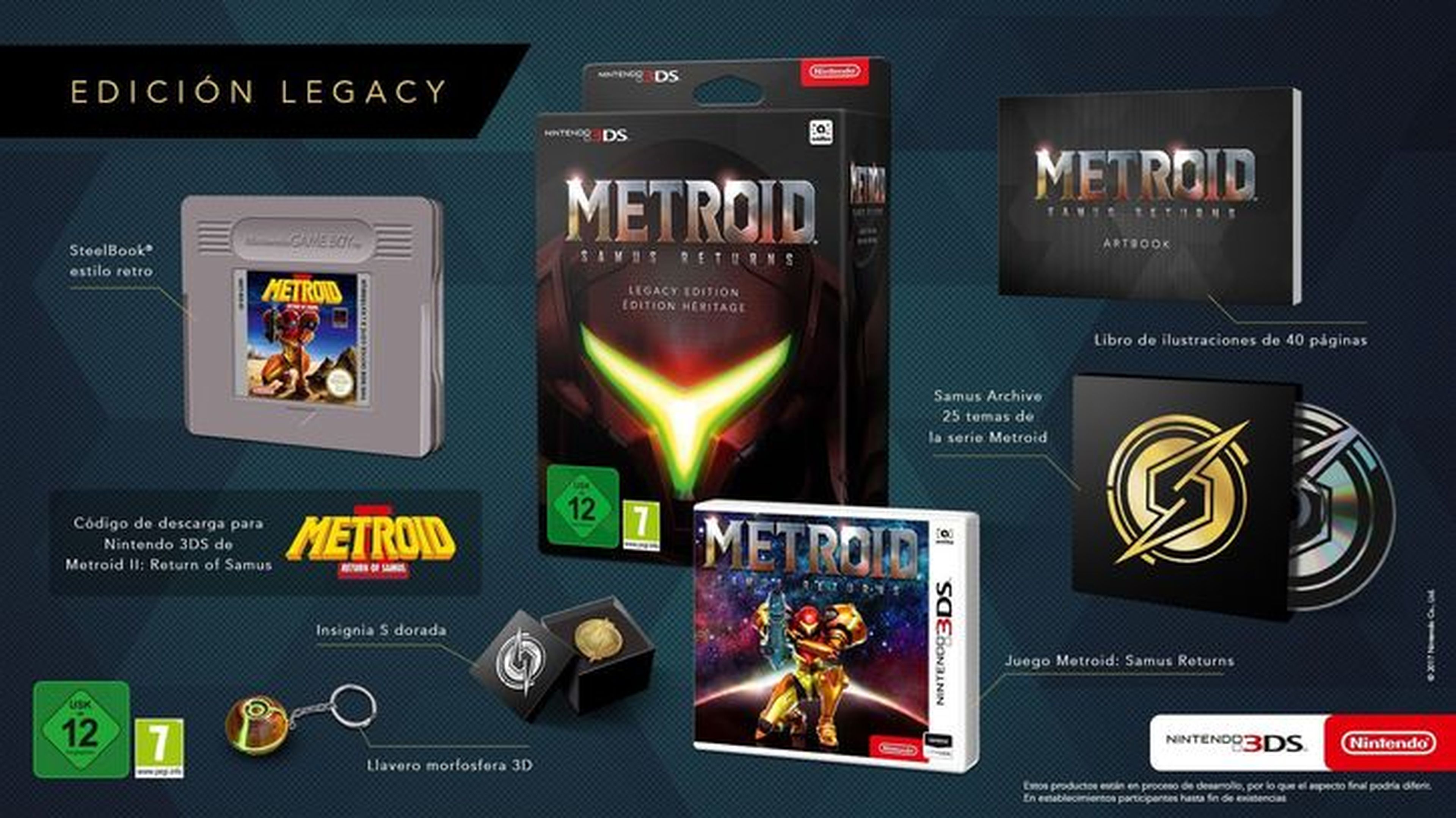 Metroid Samus Returns Edición Legacy