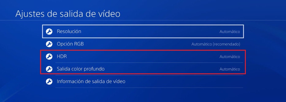 Настройка hdr на ps4