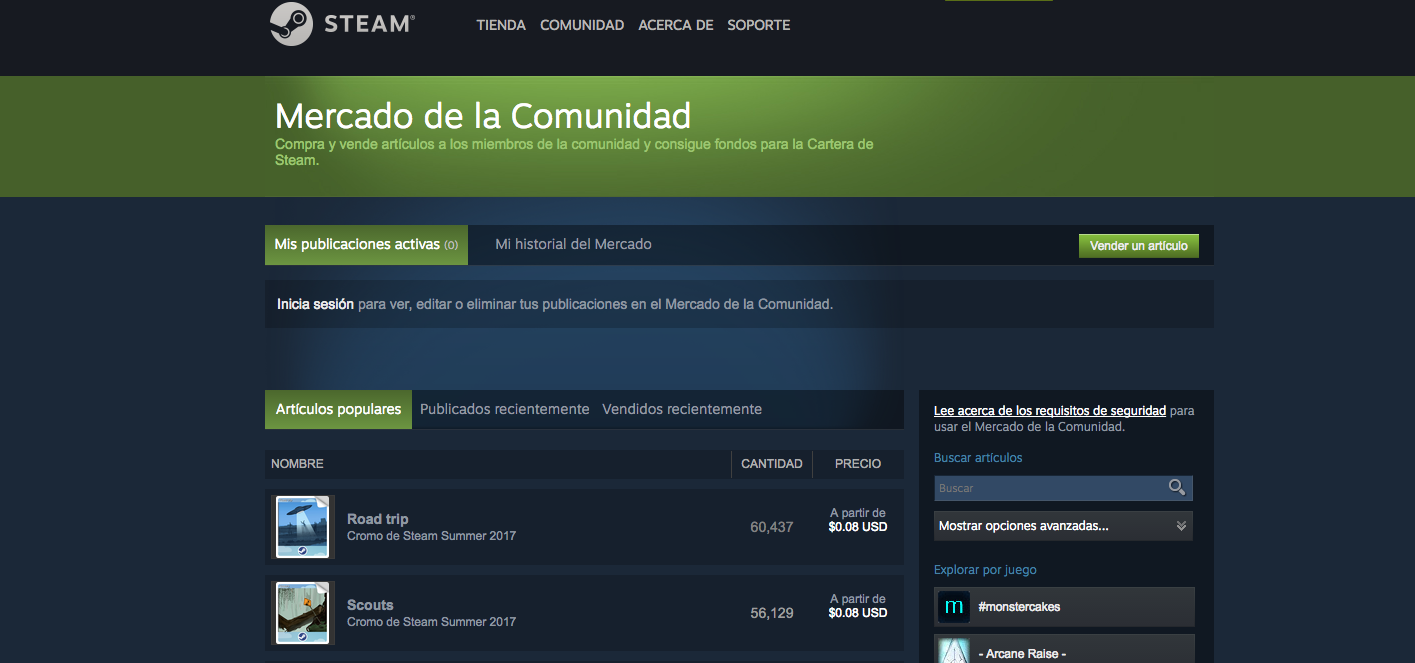 Steam Mercado de la Comunidad Steam Mercado de la Comunidad