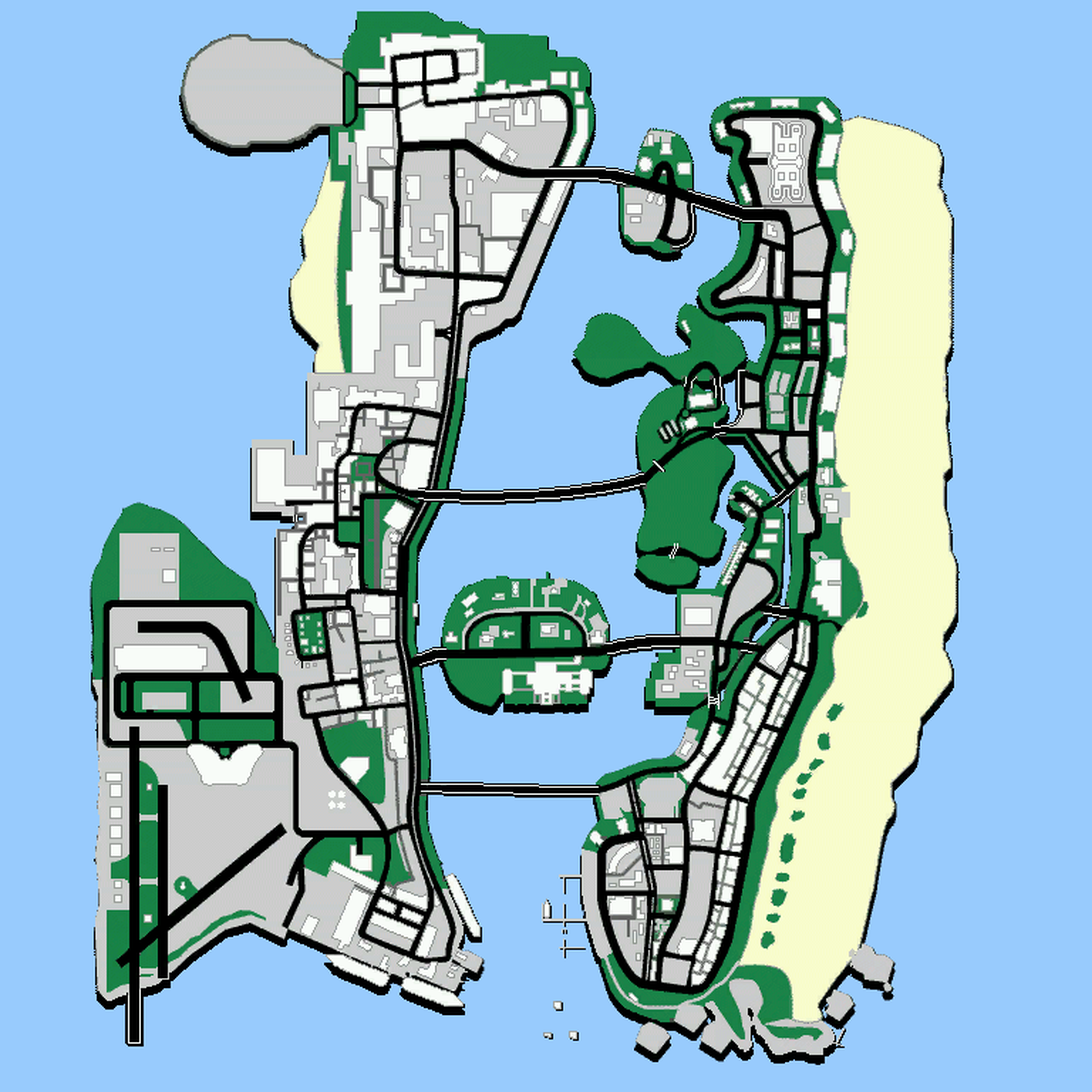 Mapa GTA Vice City