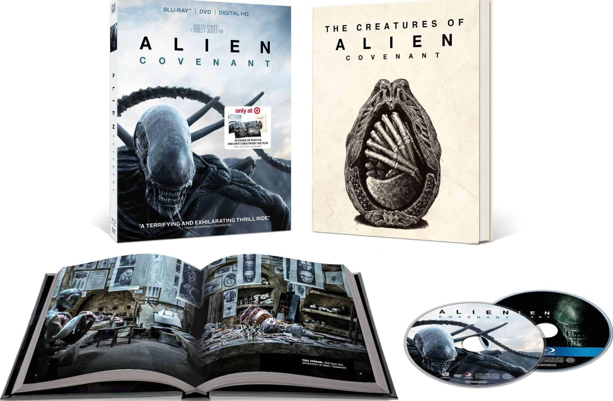 Alien: Covenant en blu-ray Alien: Covenant en blu-ray