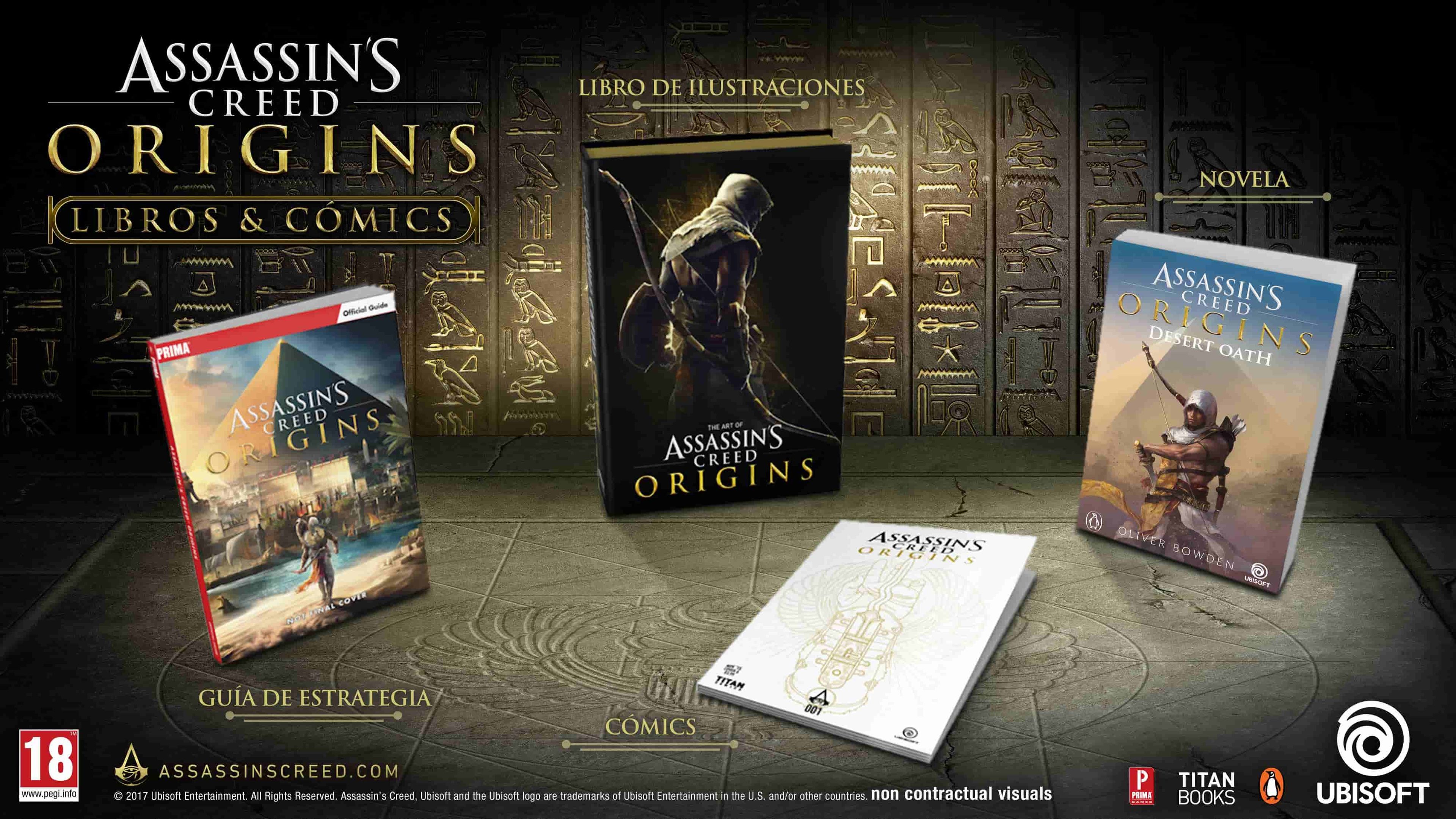 Assassin's Creed Origins ampliará su universo con una novela y una miniserie de cómics