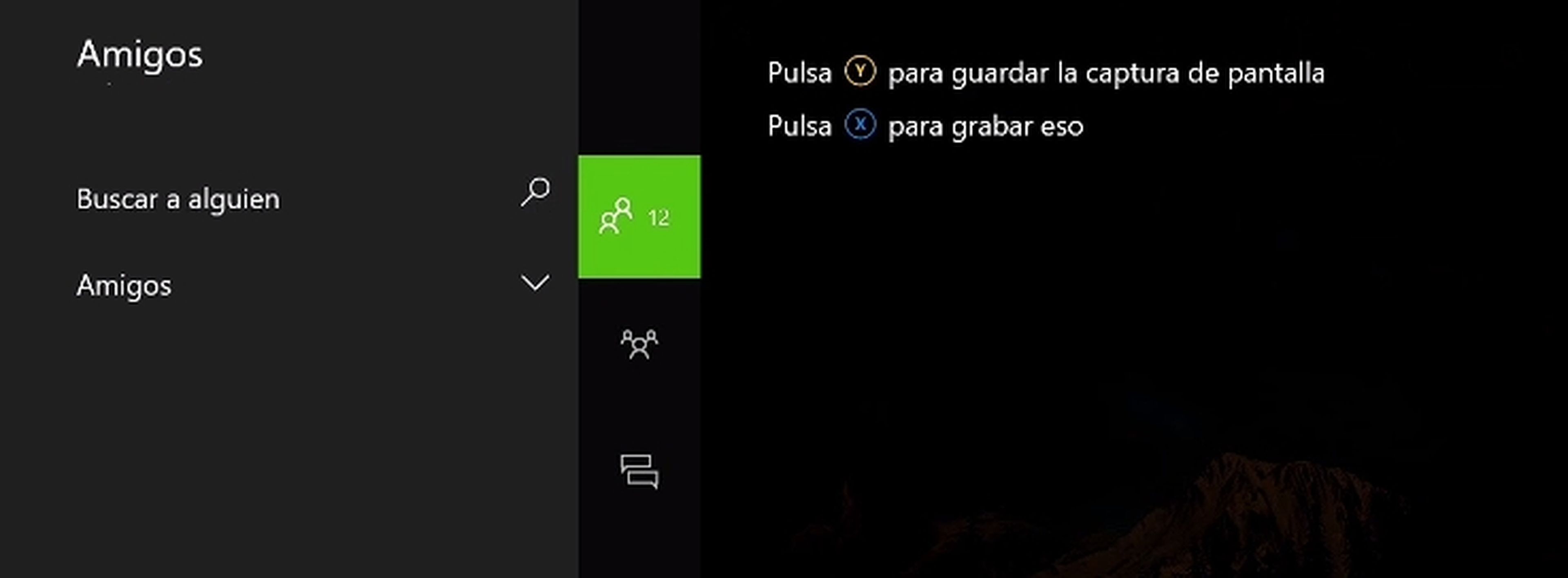 Capturar pantalla Xbox One