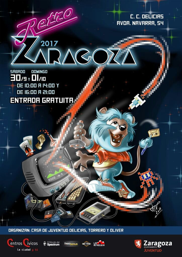 Cartel Retro Zaragoza Cartel Retro Zaragoza