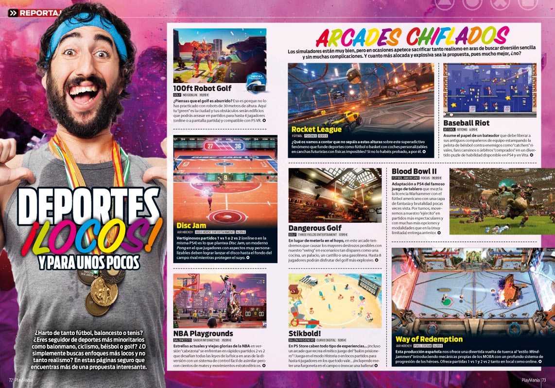 Deporte a lo loco en Playmania 225 Deporte a lo loco en Playmania 225