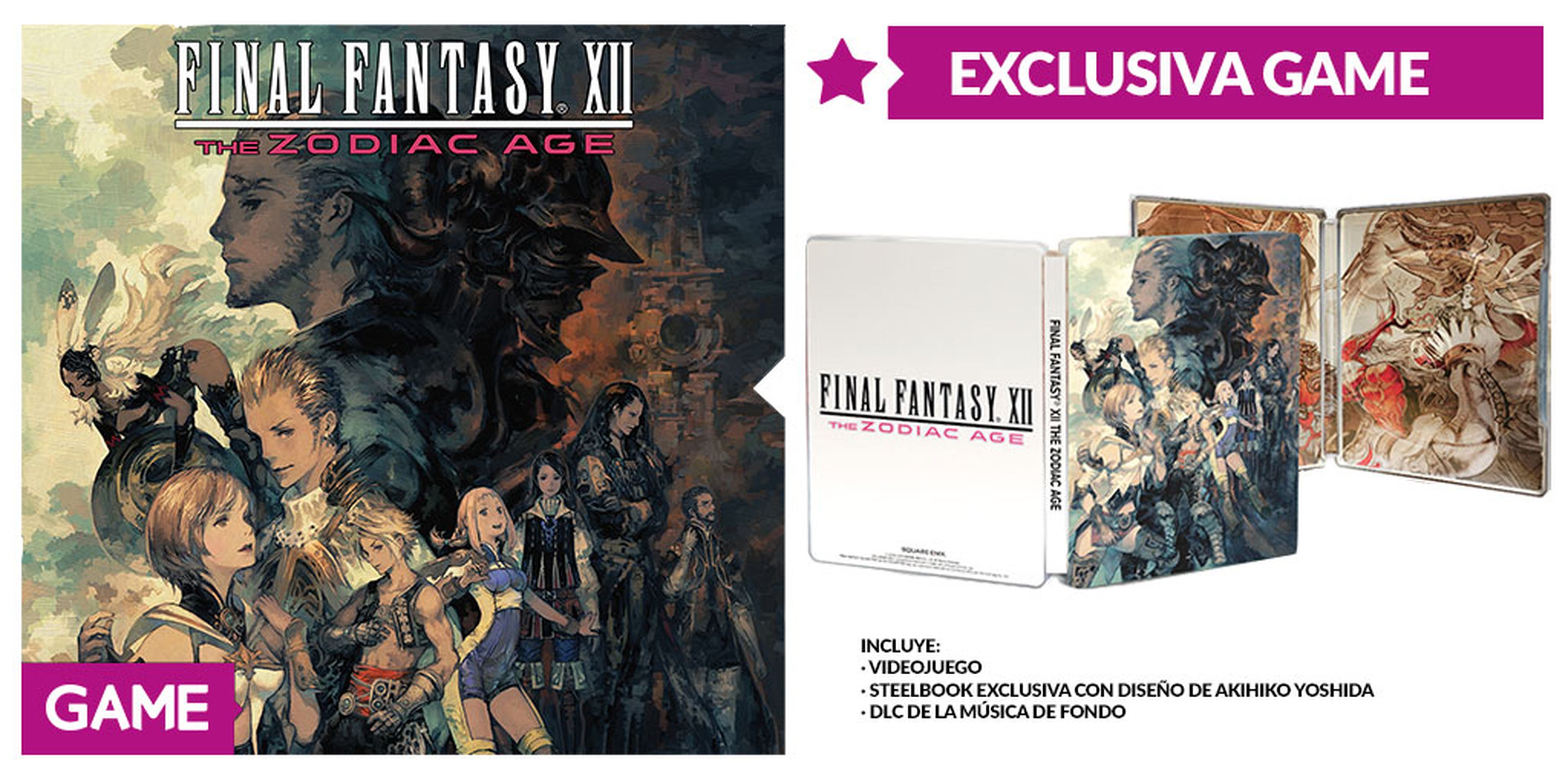 Final Fantasy XII The Zodiac Age Edición Exclusiva de GAME